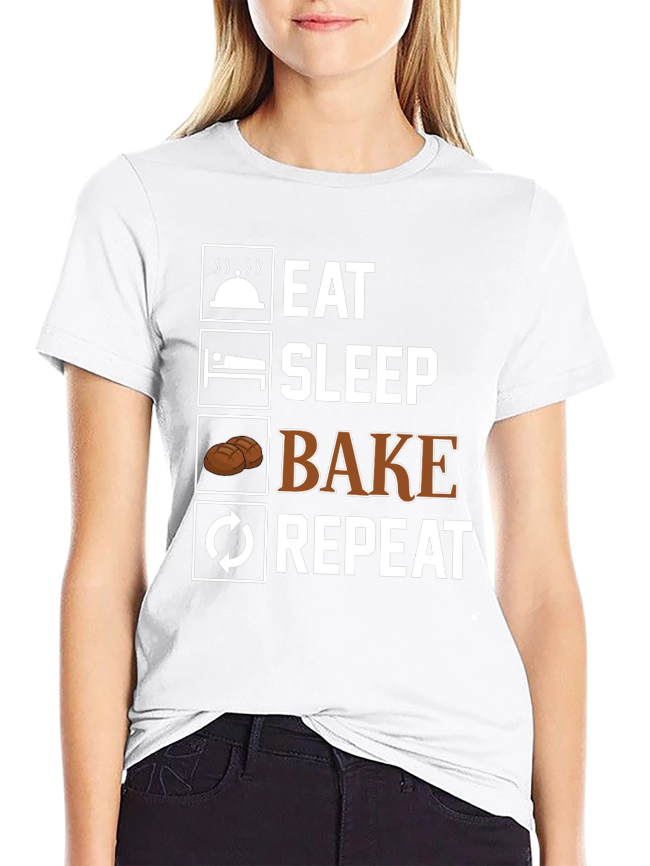 Eat Sleep Bake Repeat T-Shirt - 9