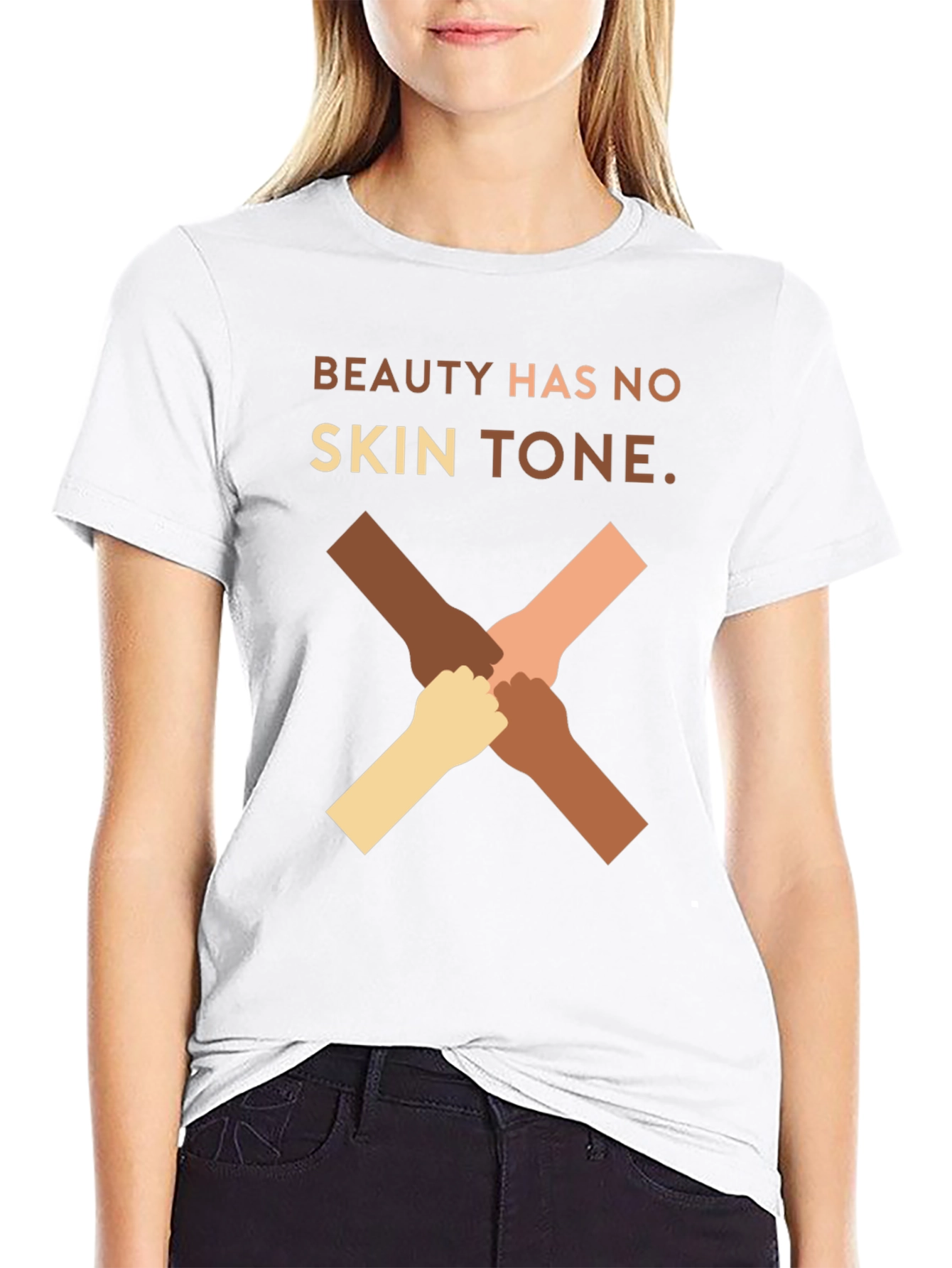 Black Beauty Has No Skin Tone Graphic T-Shirt view 9