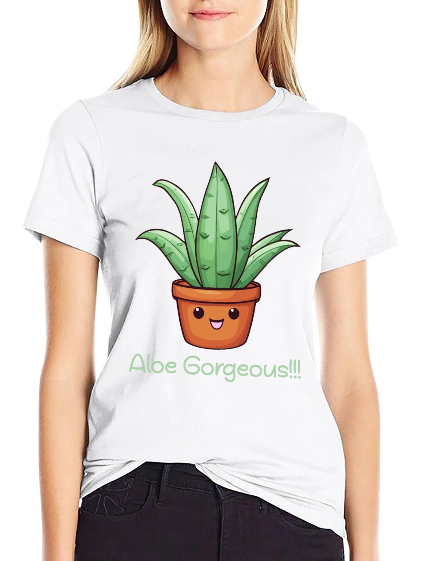 Black Aloe Gorgeous Graphic Tee view 9