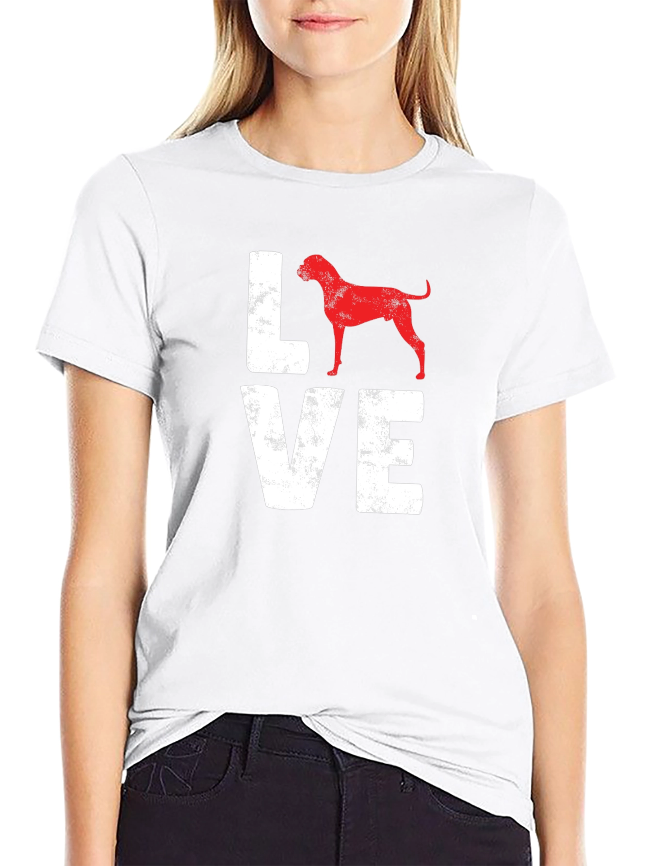 Black Dog Breed LOVE Graphic Tee view 9
