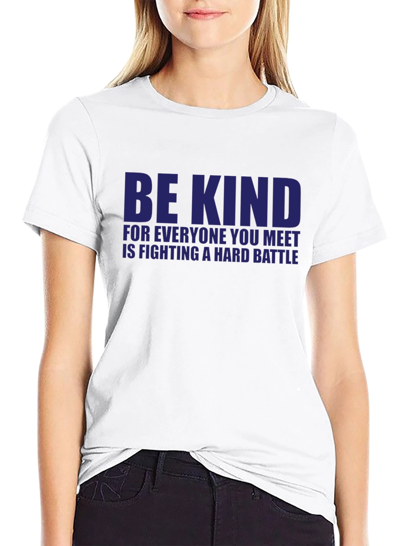 Black Be Kind T-Shirt: Everyone You Meet is Fighting a Hard Battle view 9
