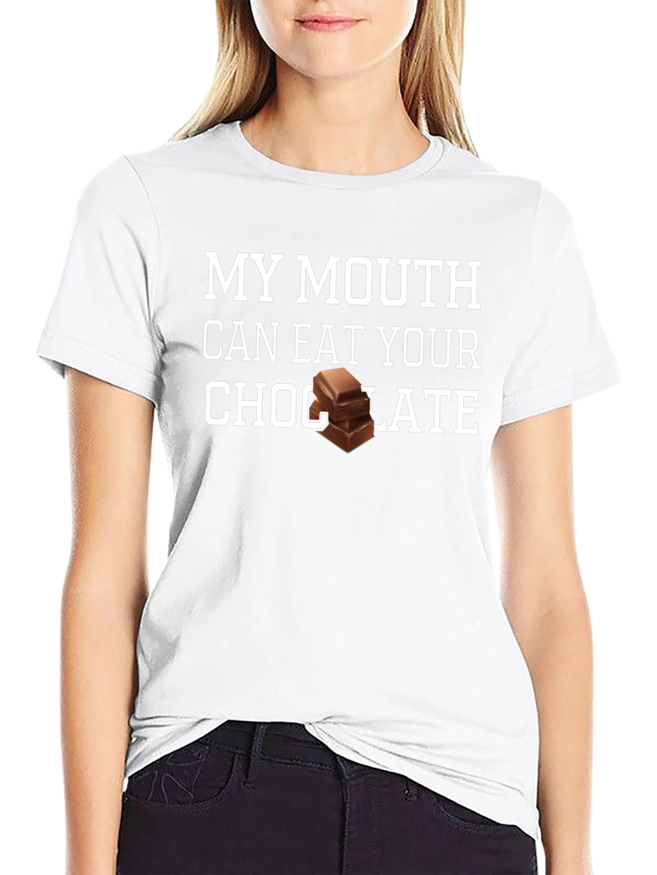 Black My Mouth Can Eat Your Chocolate T-Shirt view 9