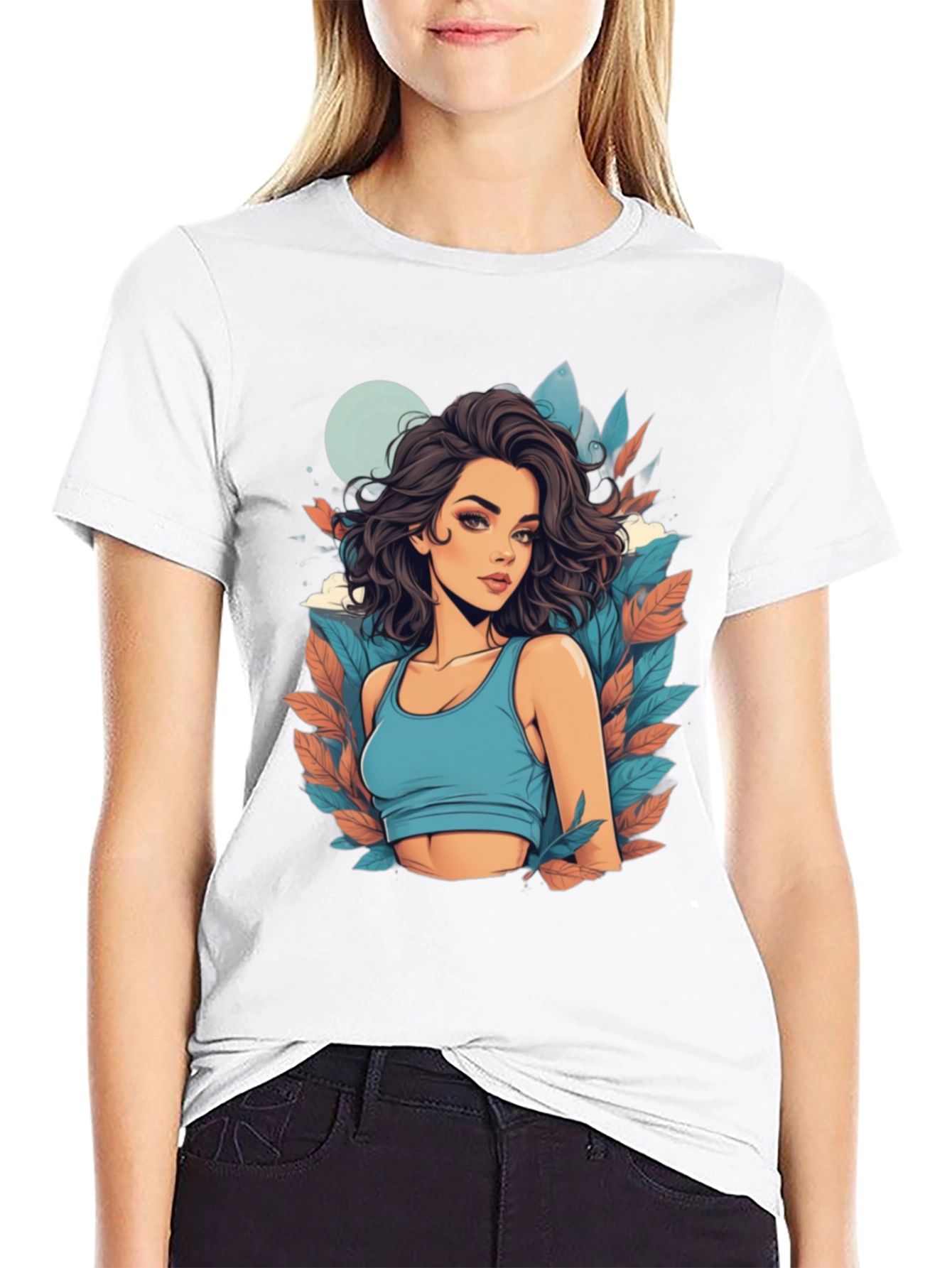 Black Woman Graphic Tee - Stylish Design view 9