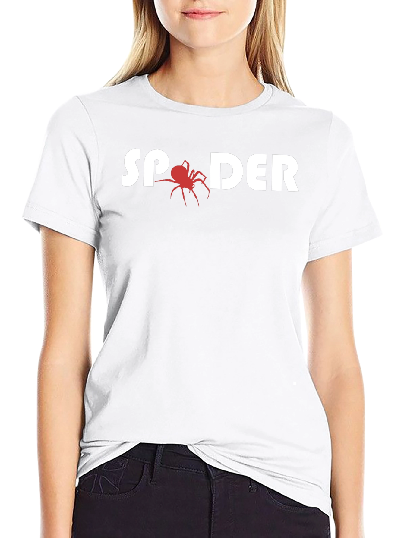 Black Spider Graphic Black T-Shirt view 9