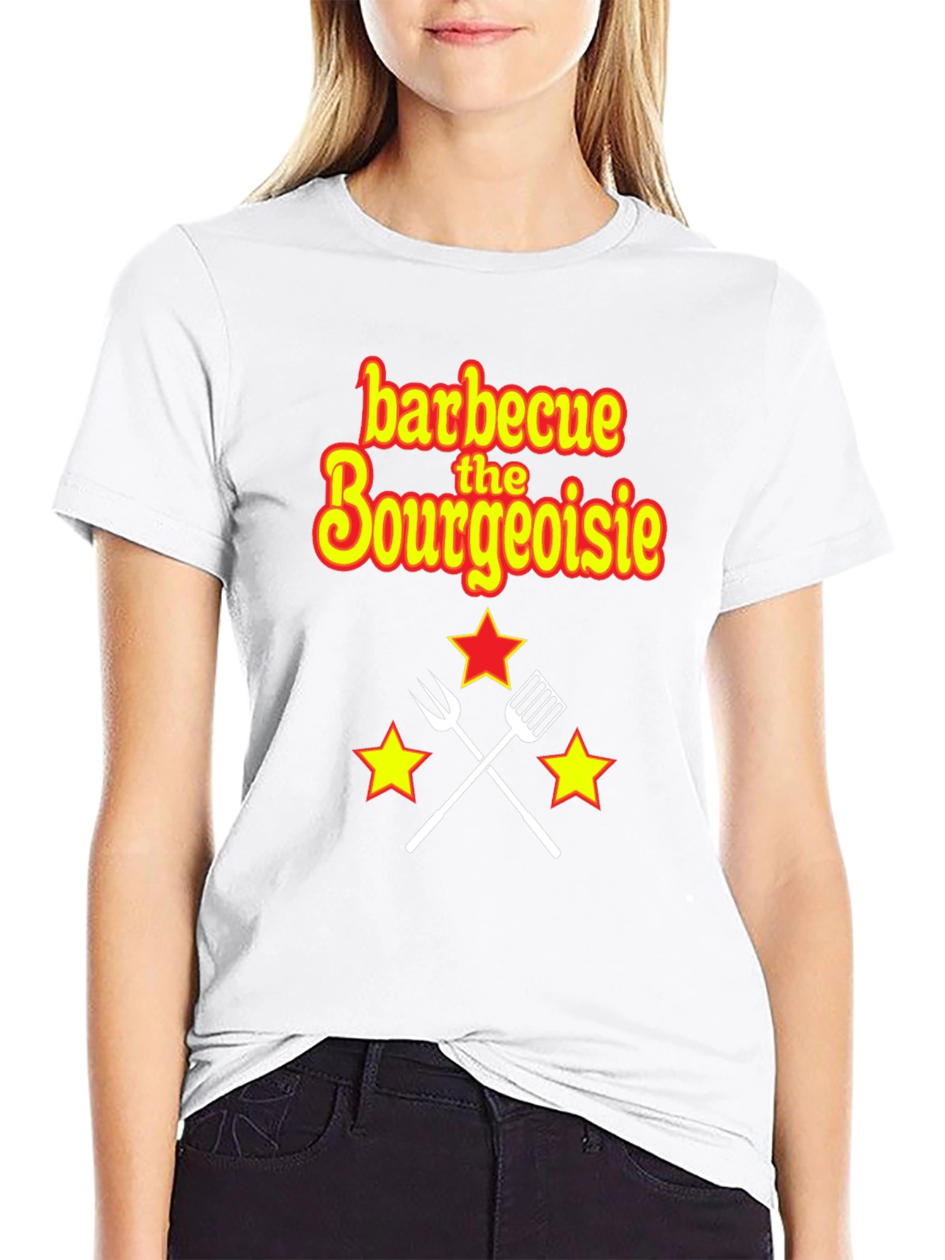 Black Barbecue the Bourgeoisie Graphic Tee view 9