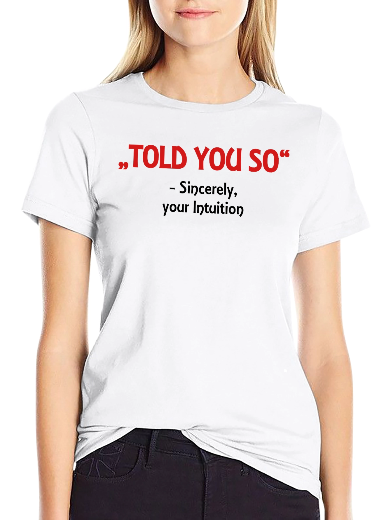 Black "Told You So" Graphic Tee - Intuition Activated view 9