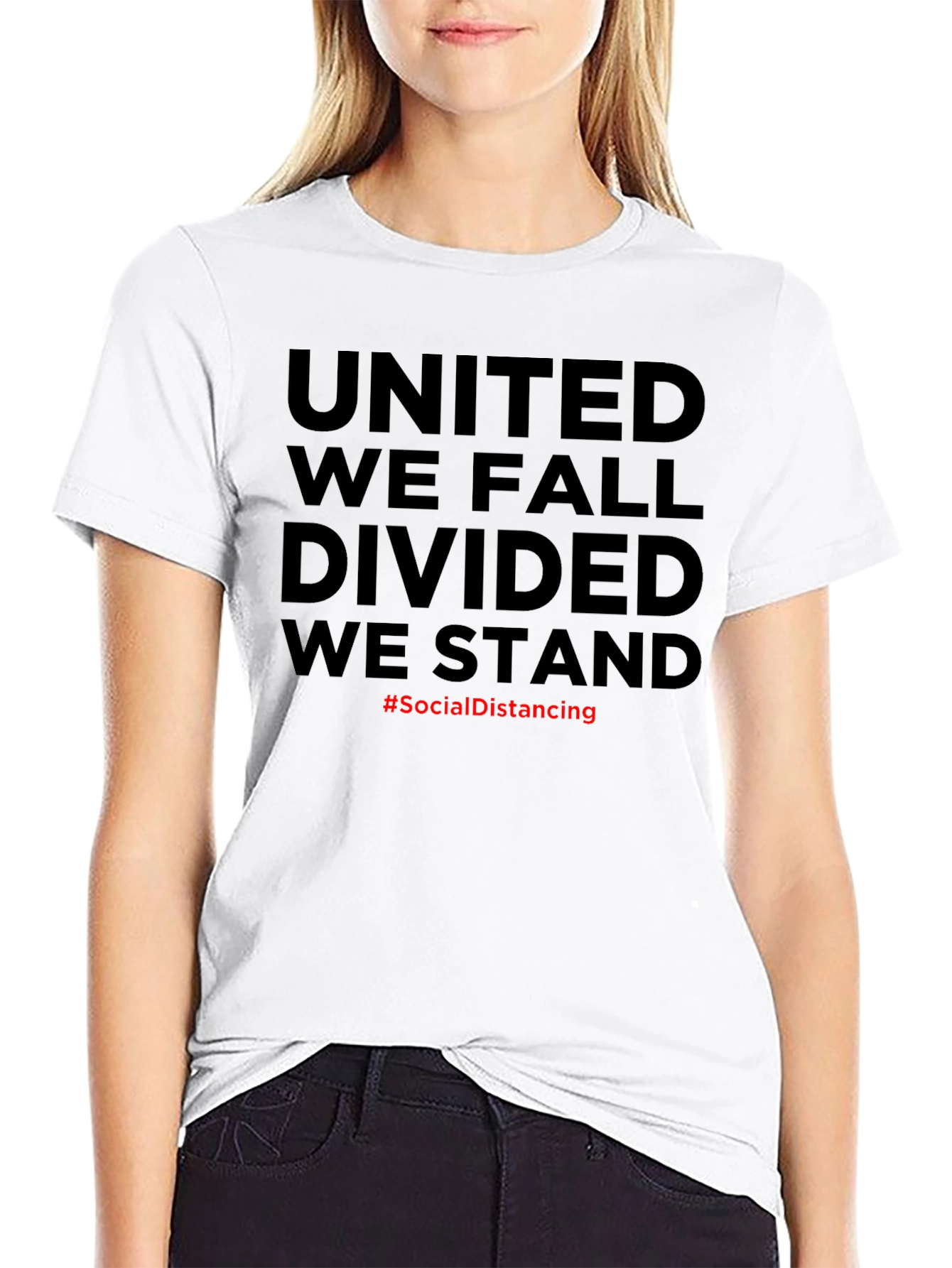 Black United We Stand Graphic Tee view 9