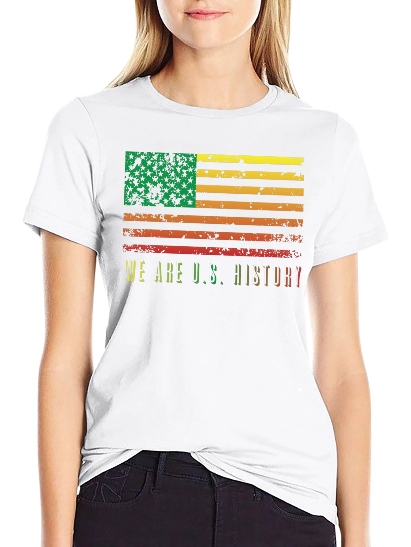We Are U.S. History T-Shirt - Black Pride Tee - 9