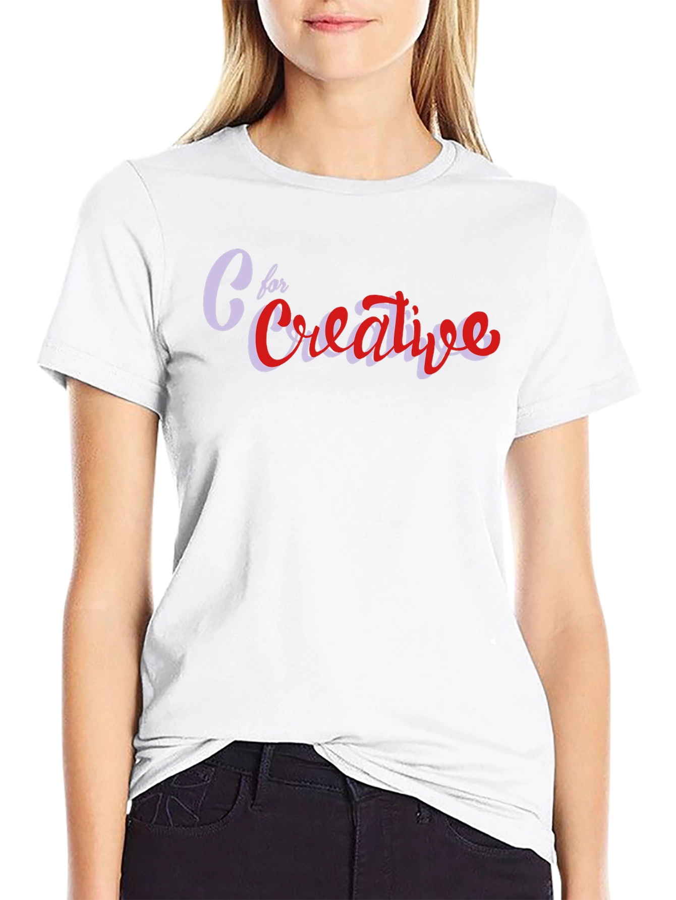 Black C for Creative Black Graphic Tee view 9