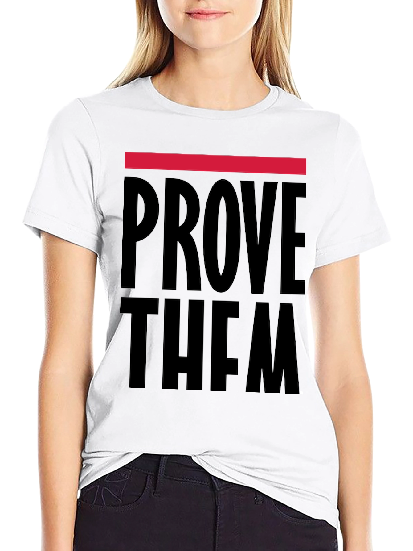 Black Prove Them Wrong Graphic T-Shirt view 9