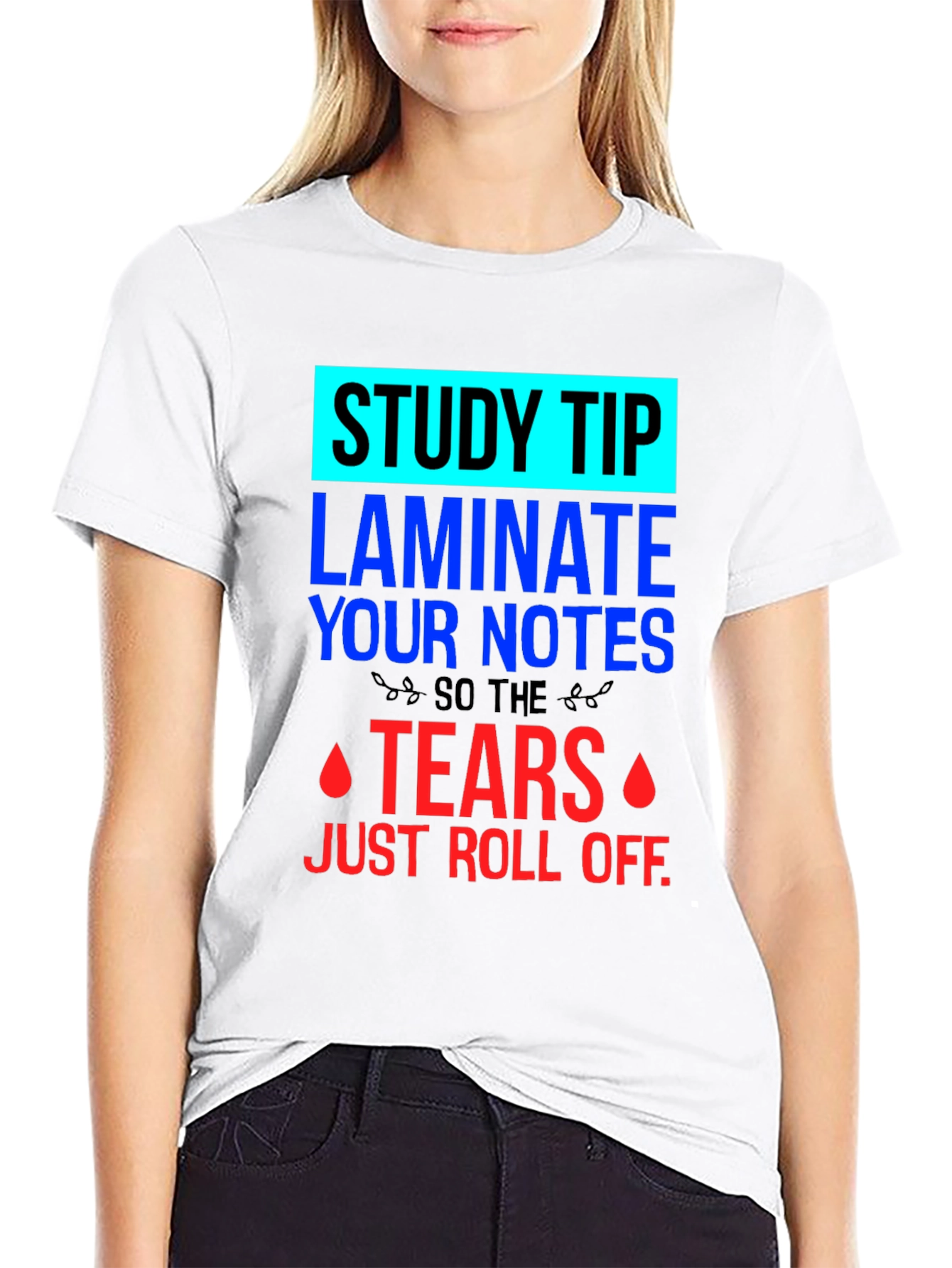 Black Study Tip T-Shirt view 9