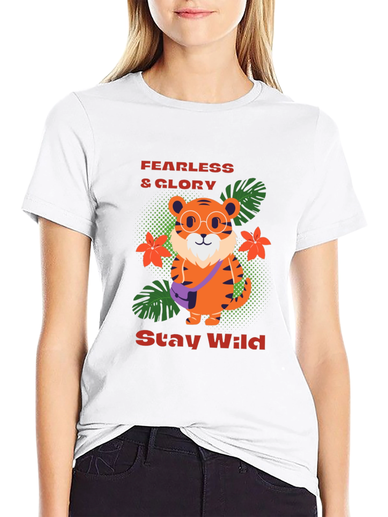 Funky Tiger T-Shirt - Fearless & Wild Design - 9