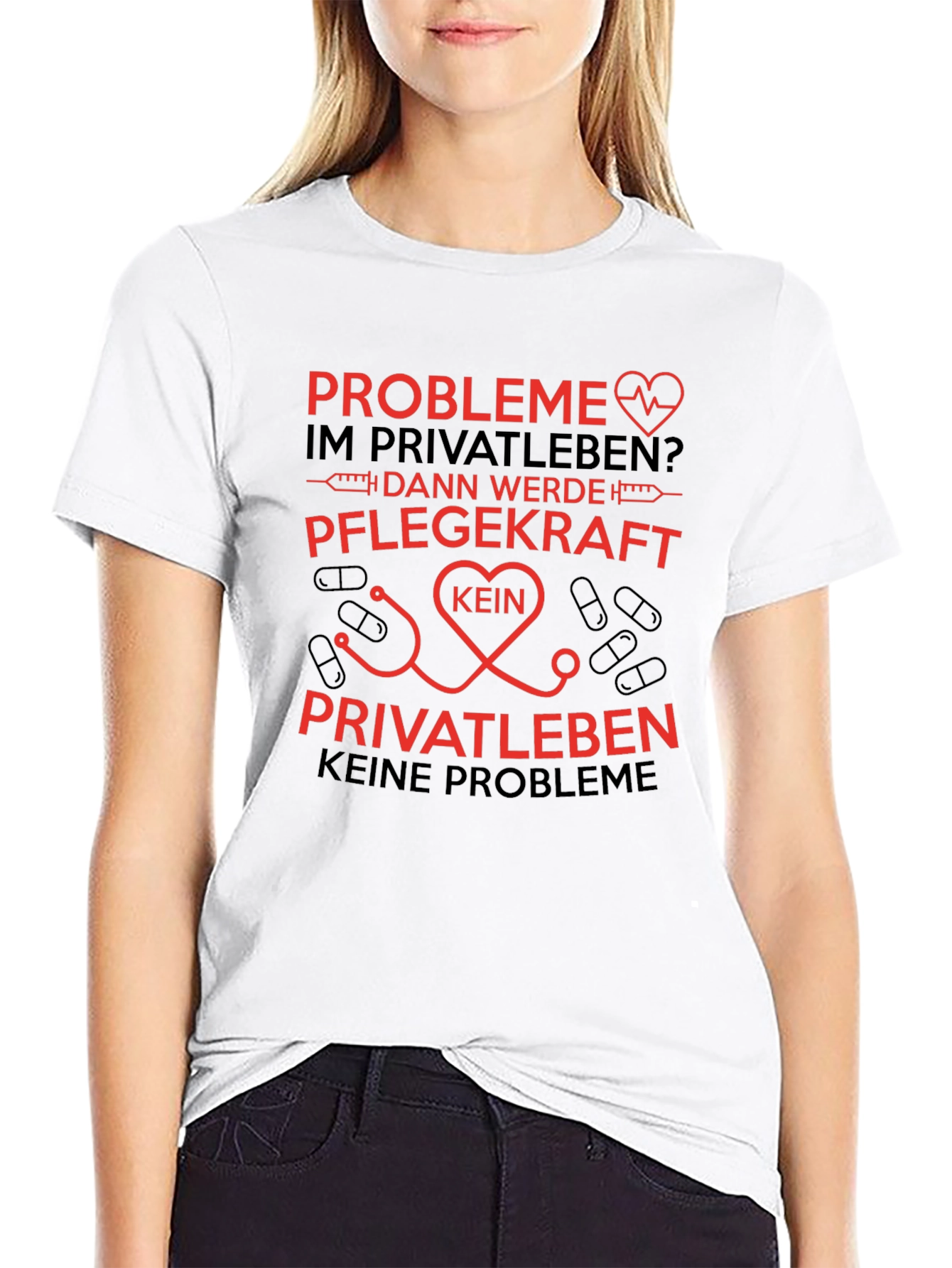 Black Probleme in Privatleben T-Shirt view 9