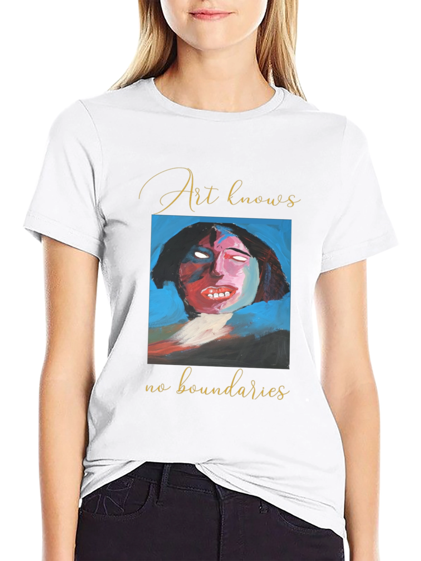 Black Art Knows No Boundaries Graphic Tee view 9