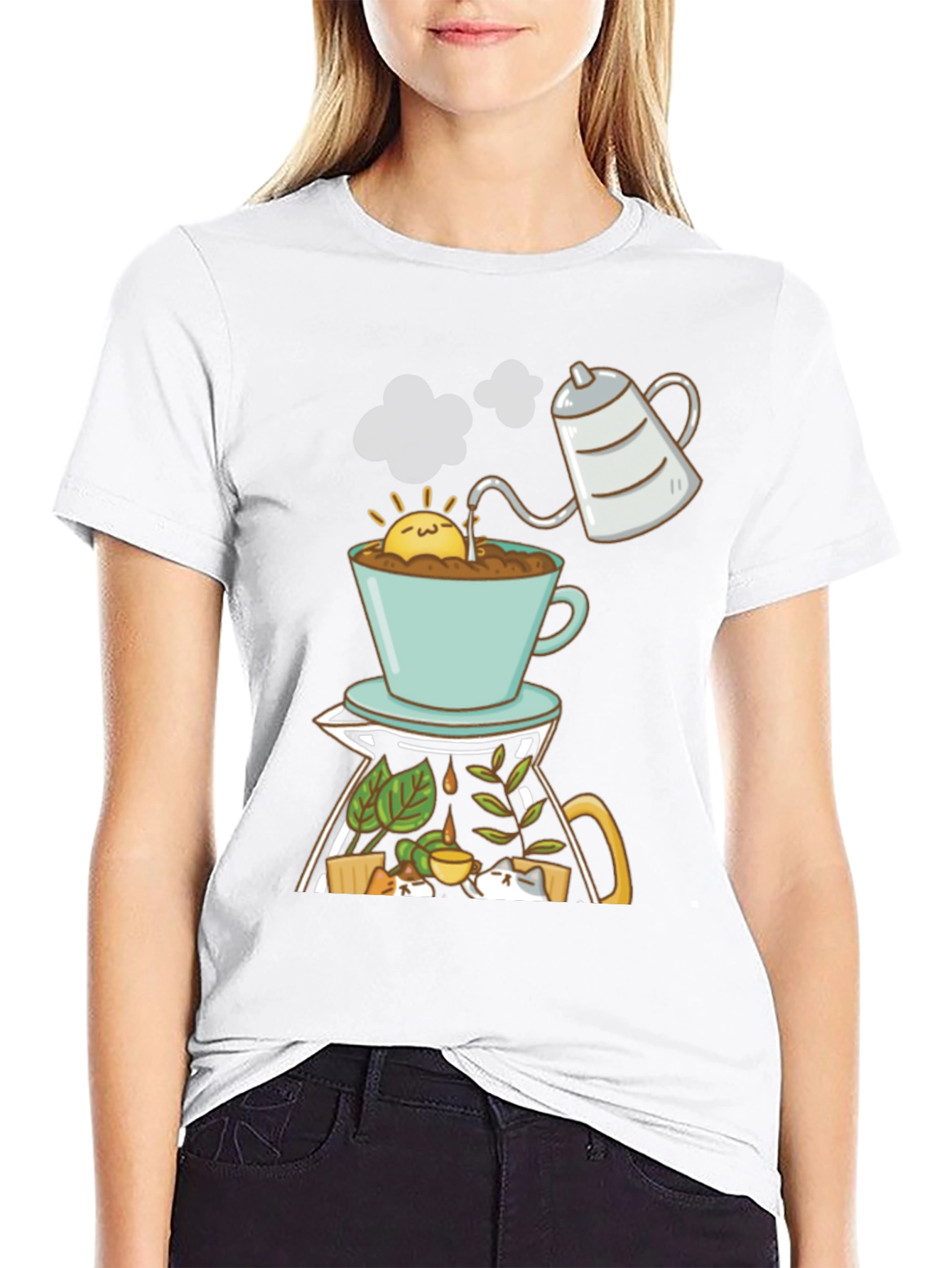 Black Coffee Lover's Brew T-Shirt view 9