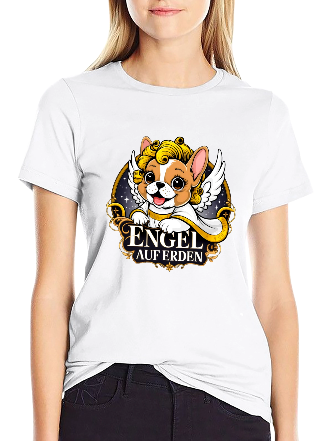 Angel Dog T-Shirt - Cute Pet Lover Tee - 9