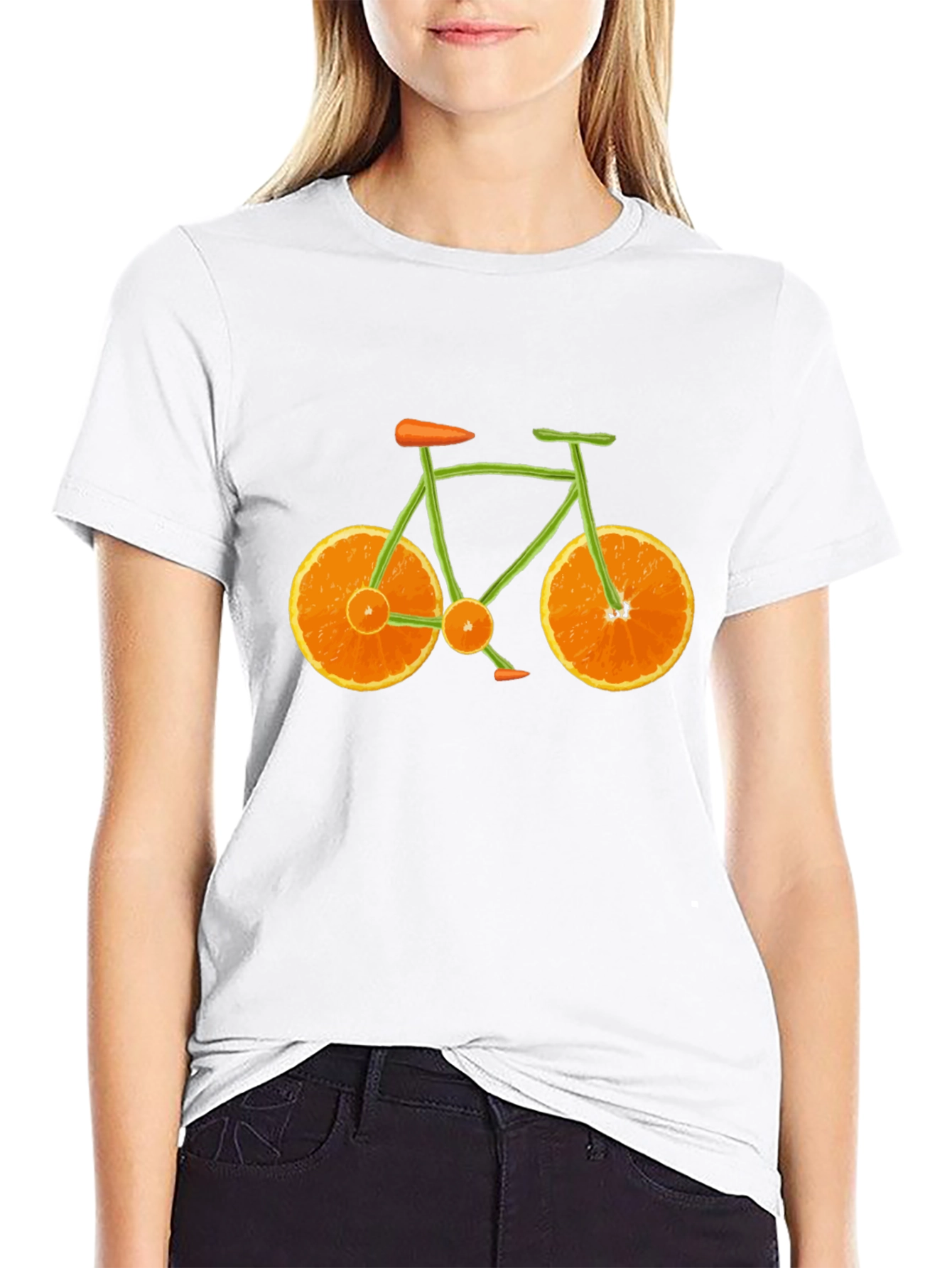 Black Novelty Bicycle Graphic T-Shirt view 9