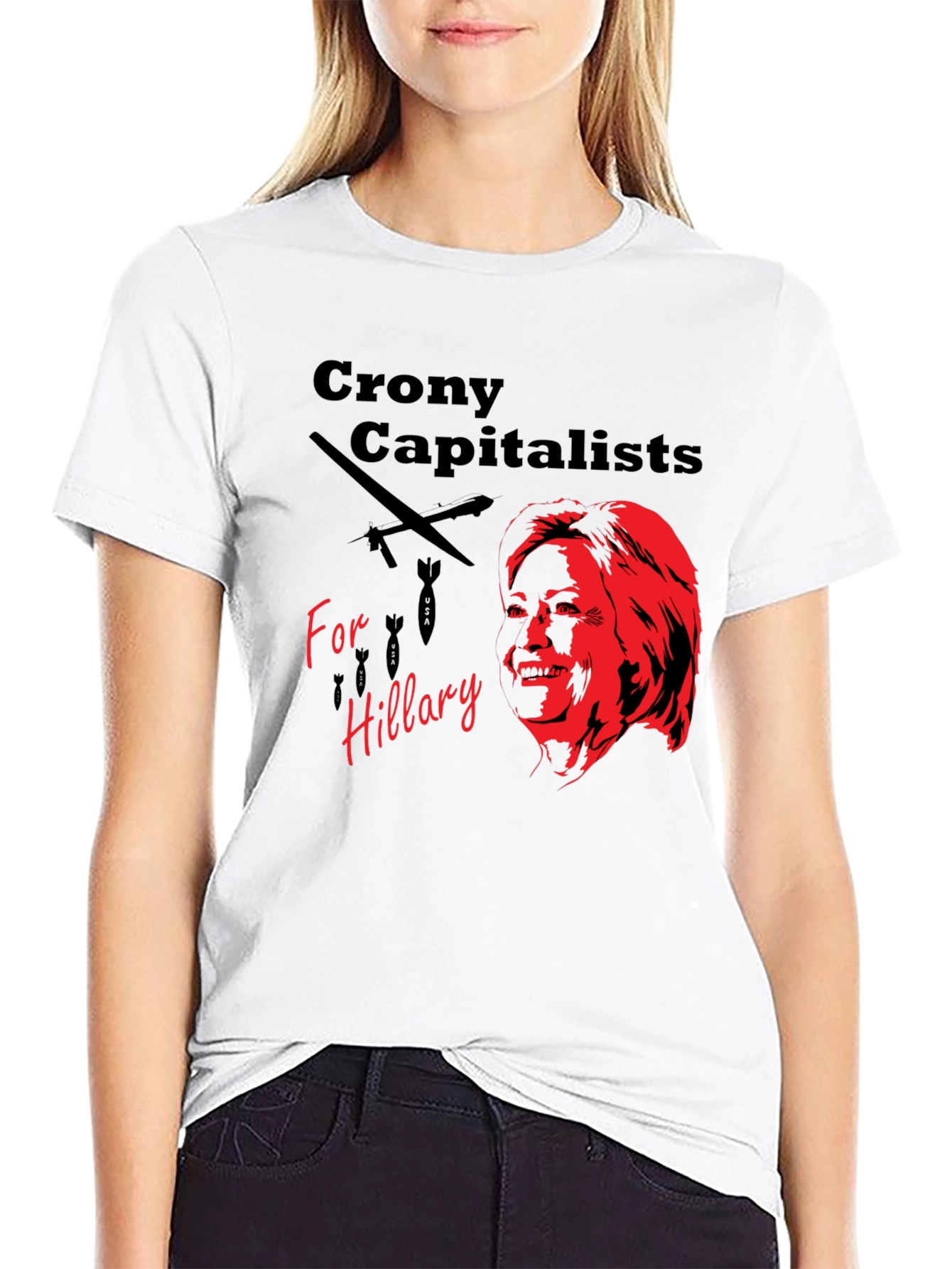 Black Crony Capitalists for Hillary T-Shirt view 9