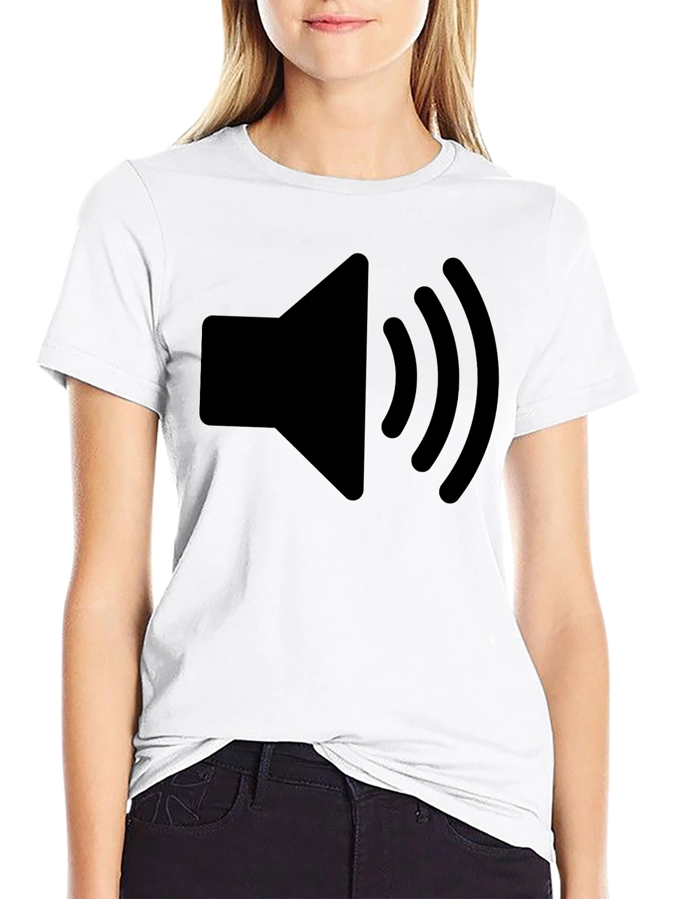 Black Sound Icon Black T-Shirt view 9