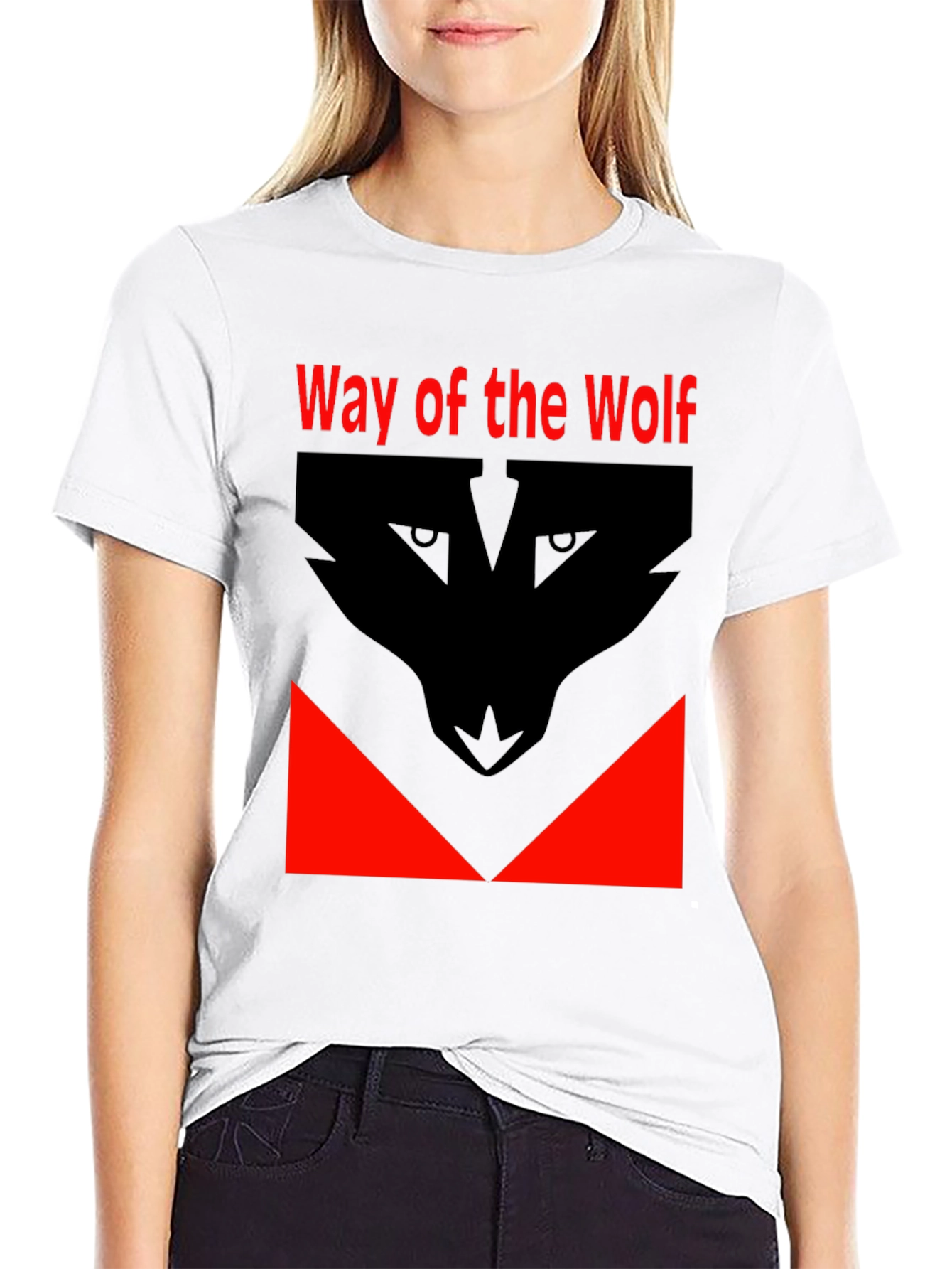Black Way of the Wolf Graphic Tee - Black T-Shirt view 9
