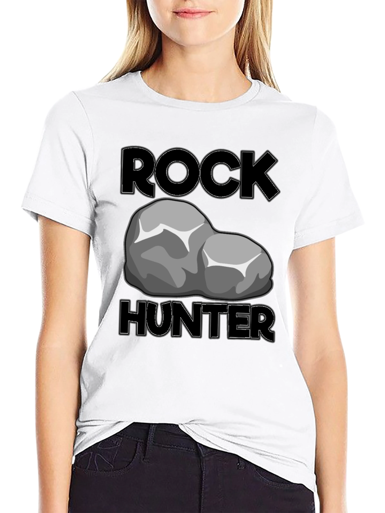 Black Rock Hunter T-Shirt - Geology Enthusiast Tee view 9