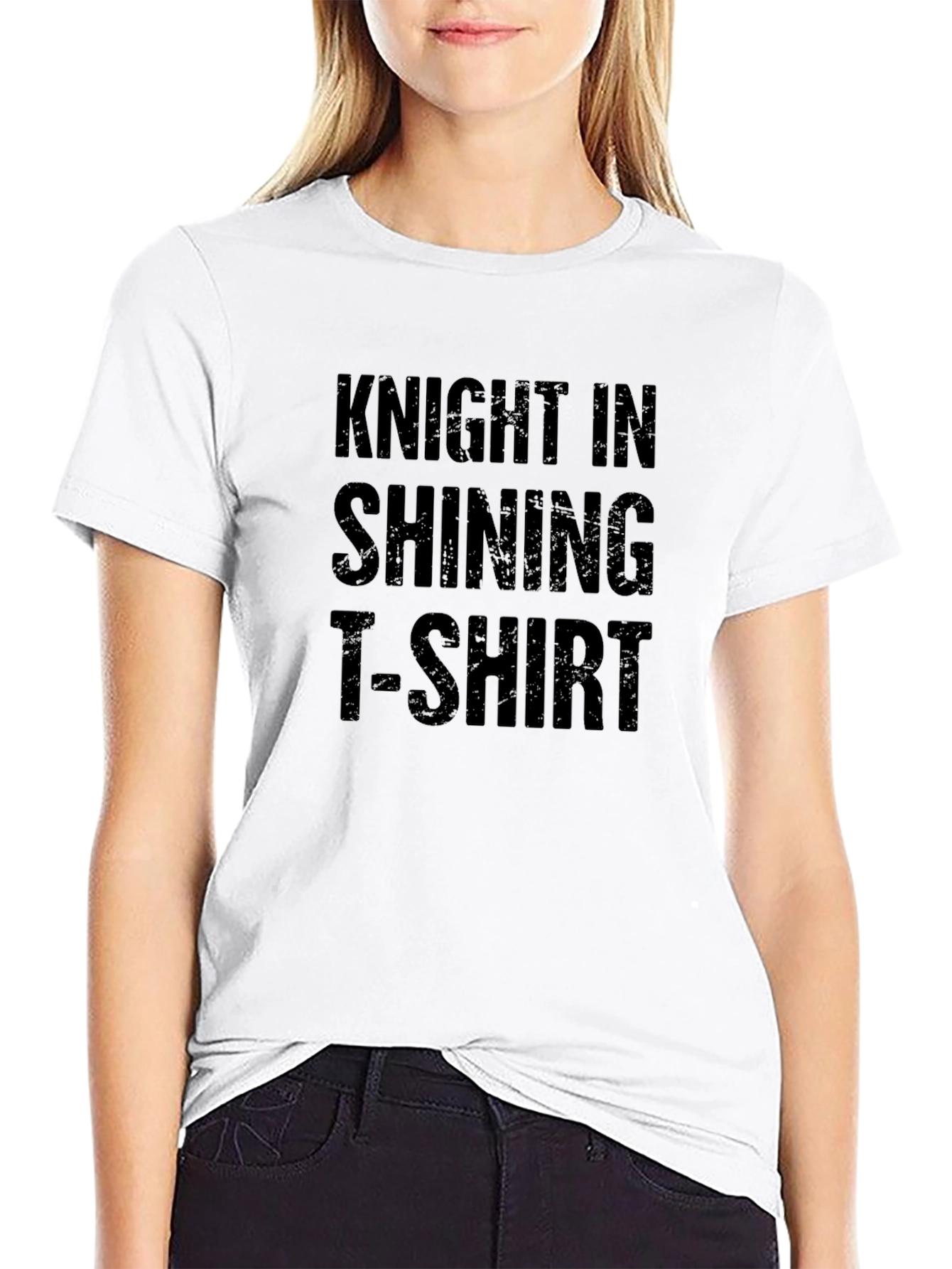 Black Knight In Shining T-Shirt Funny Graphic Tee view 9
