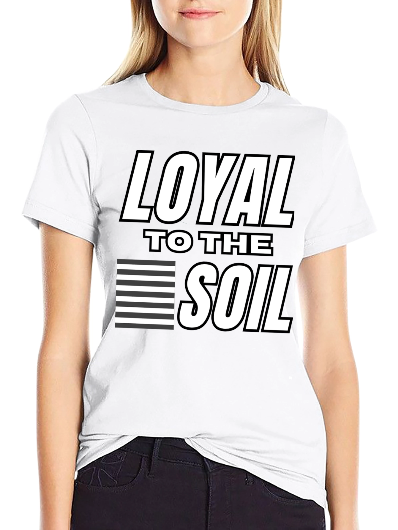 Black Loyal to the Soil Graphic Tee - Black view 9