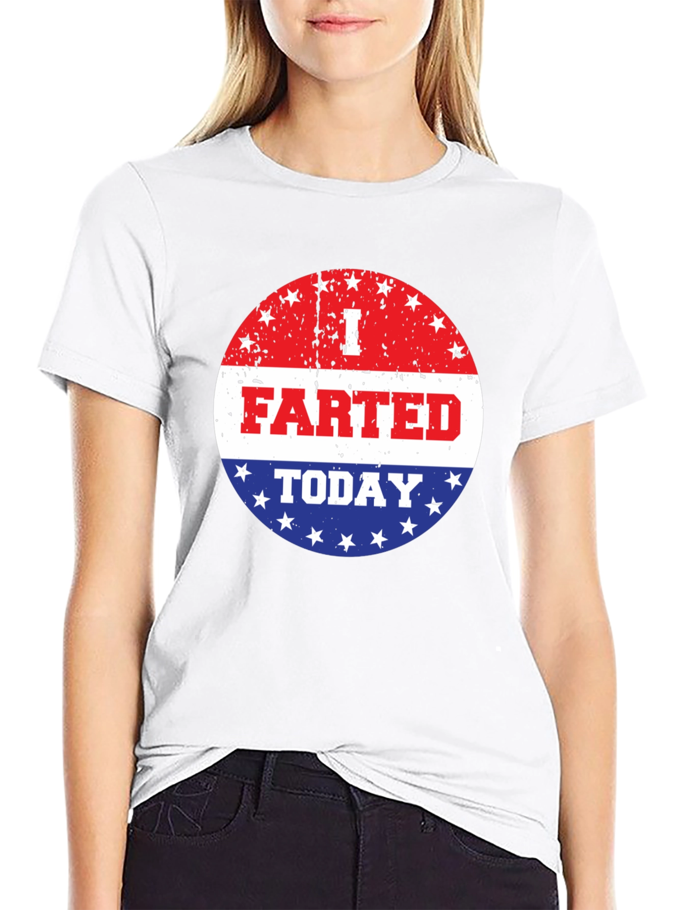 Black I Farted Today Graphic T-Shirt - Funny Slogan Tee view 9