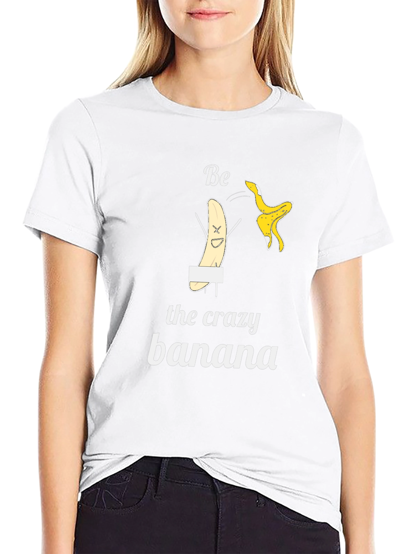 Black Crazy Banana Graphic T-Shirt - Peel Out! view 9