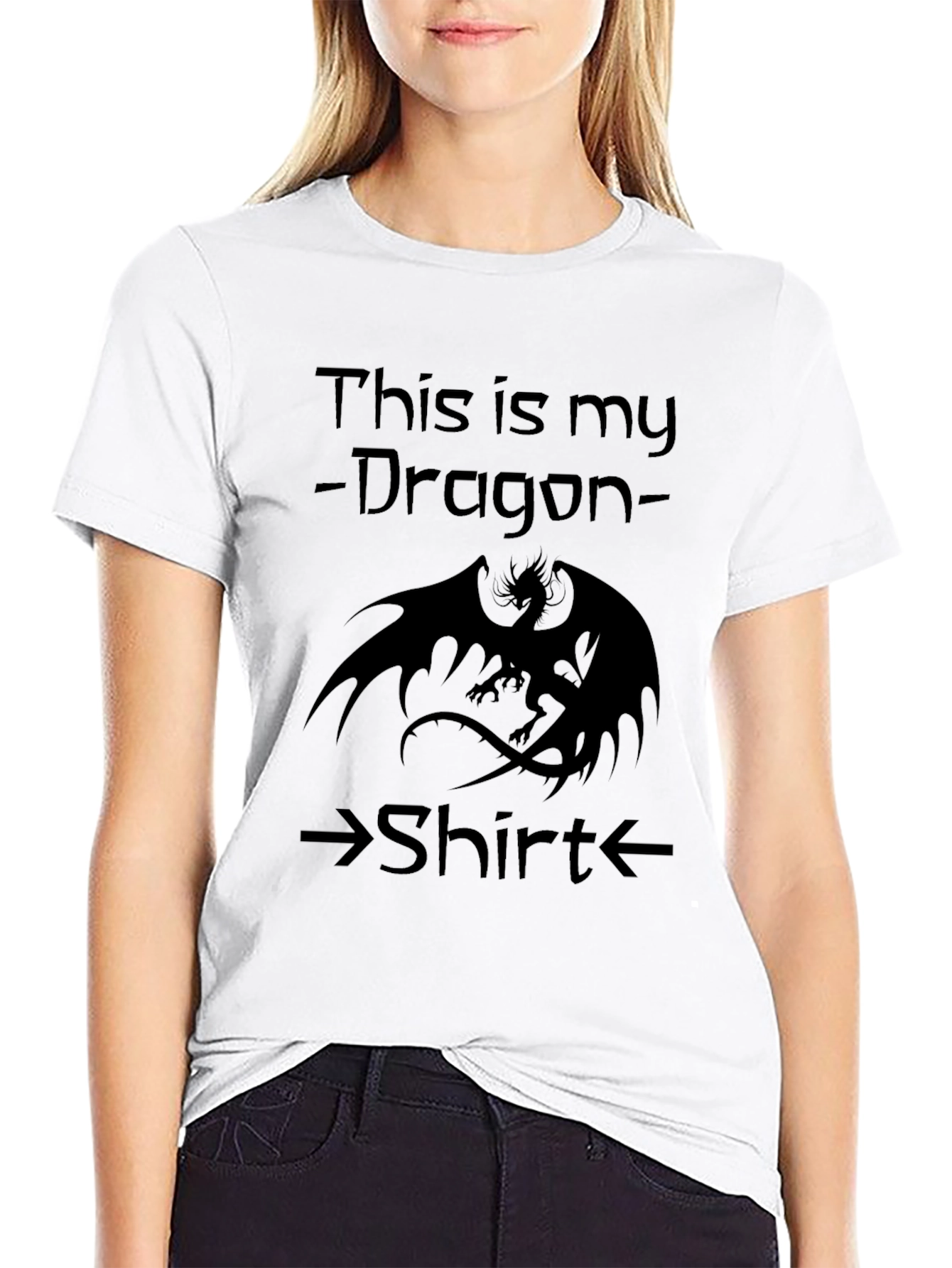 Black Dragon Shirt - This is My Dragon Shirt view 9