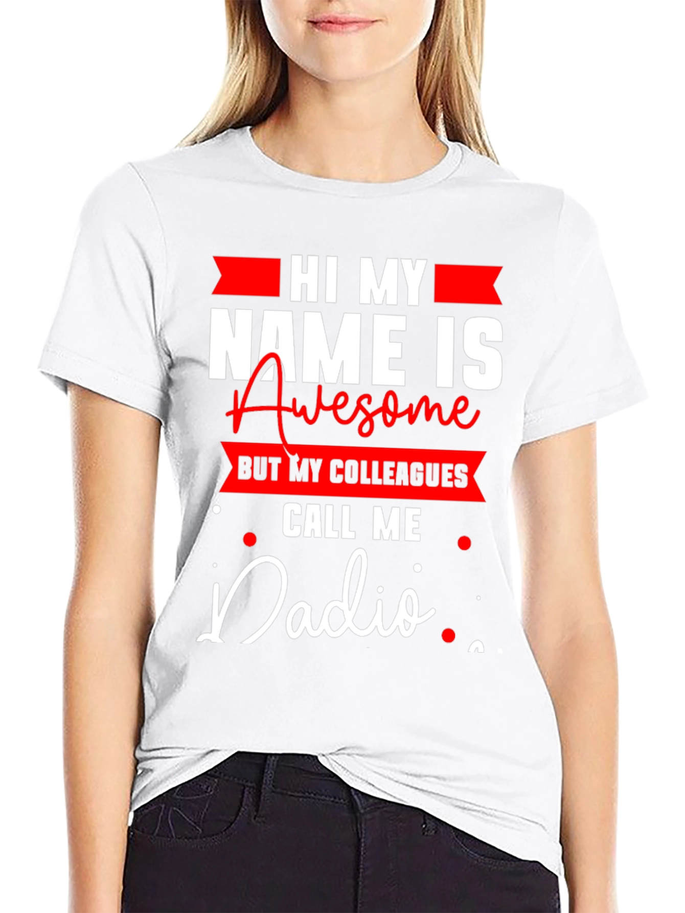 Black Funny "Dadio" T-Shirt - Great Gift for Dads view 9