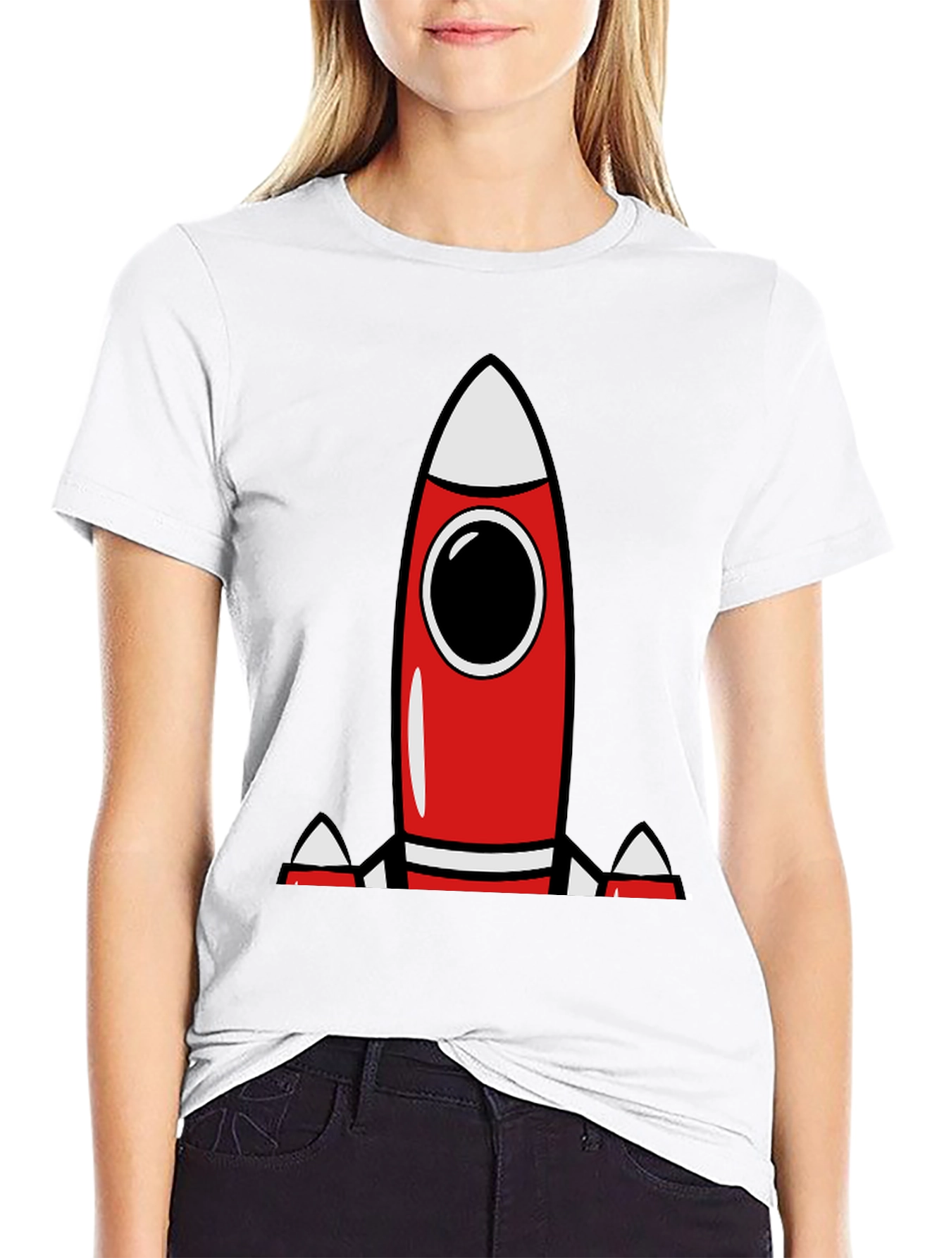 Black Rocket T-Shirt - Blast Off in Style! view 9