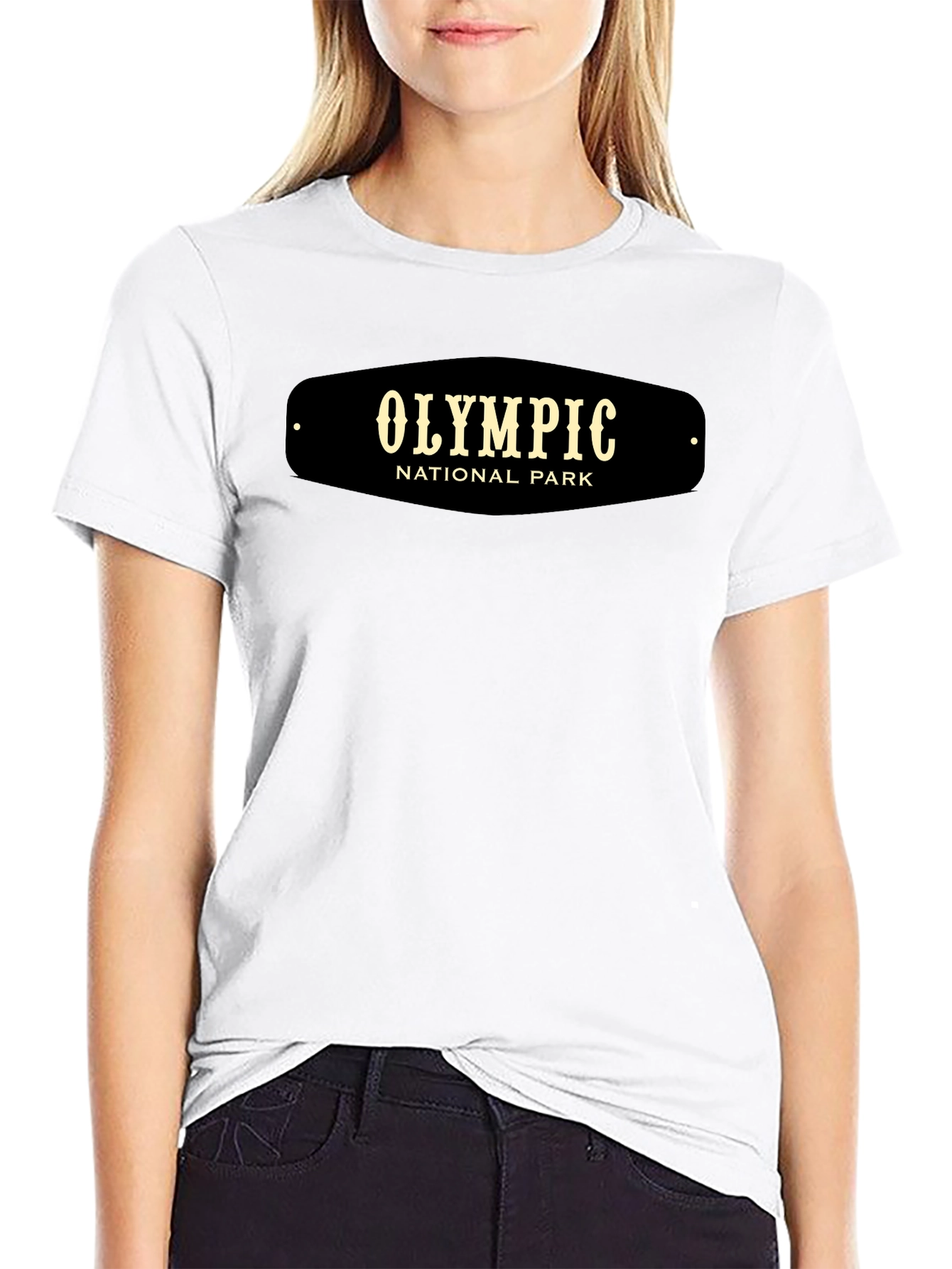 Black Olympic National Park Black T-Shirt view 9