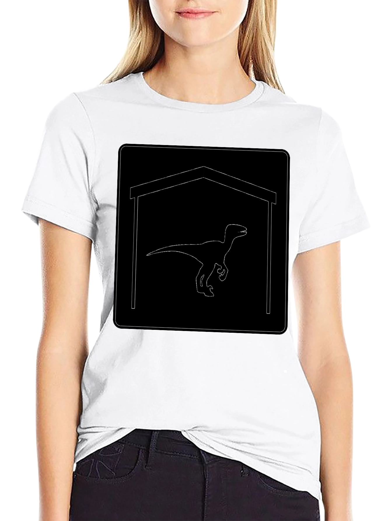 Dino Shed T-Shirt - Modern Graphic Tee - 9