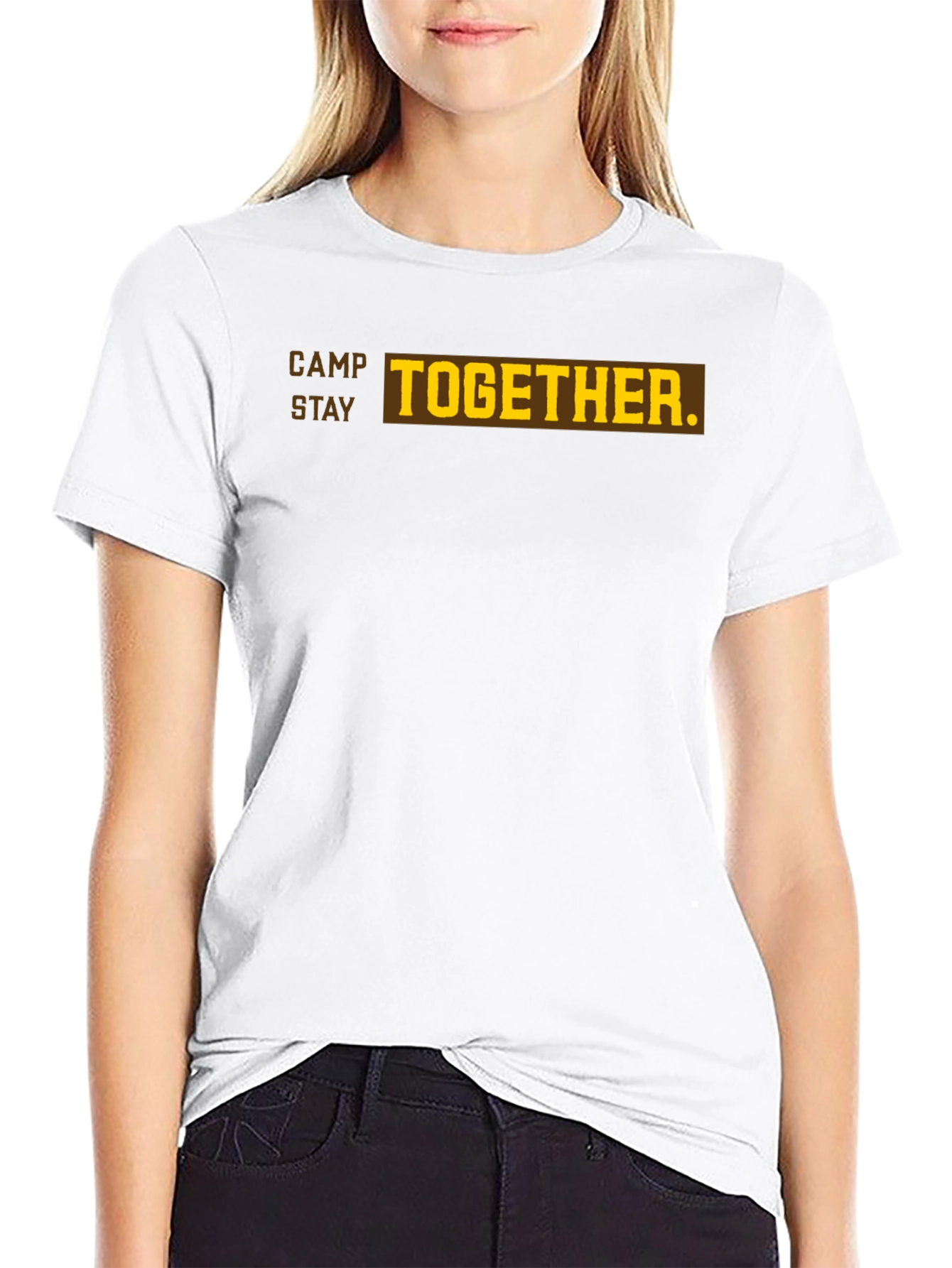 Black Camp Stay Together T-Shirt view 9
