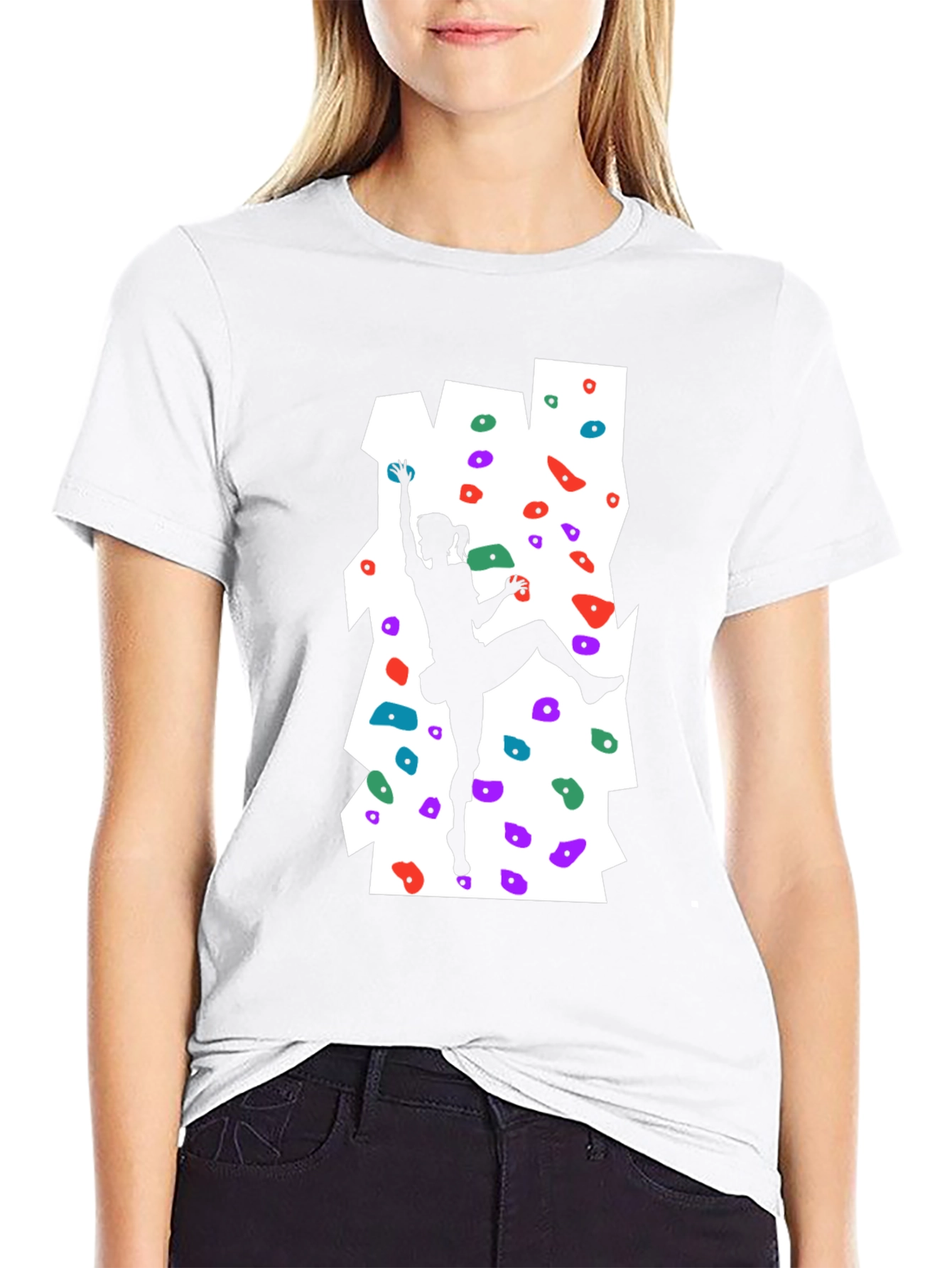 Black Climbing Graphic T-Shirt view 9