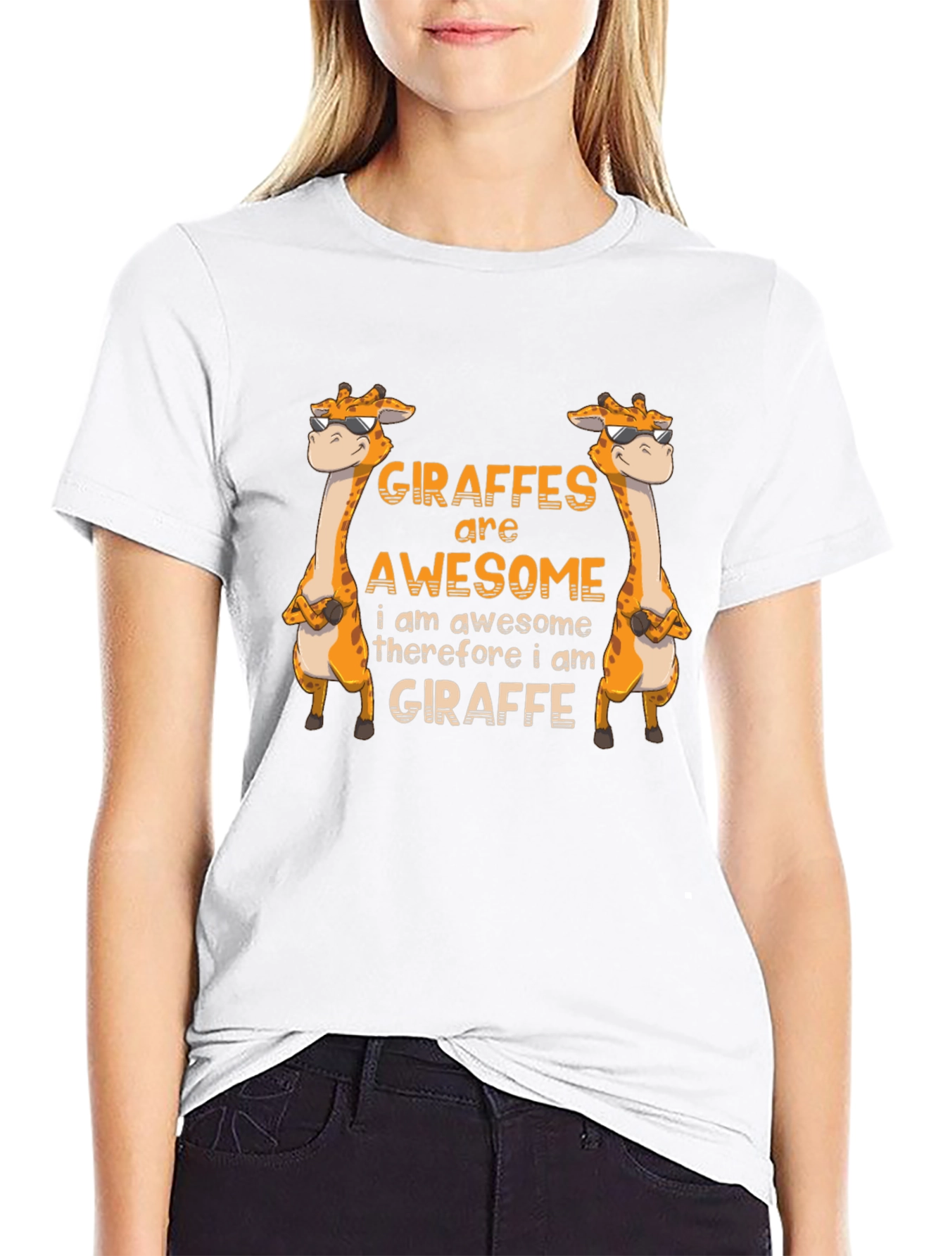 Giraffe Awesome Statement T-Shirt - 9