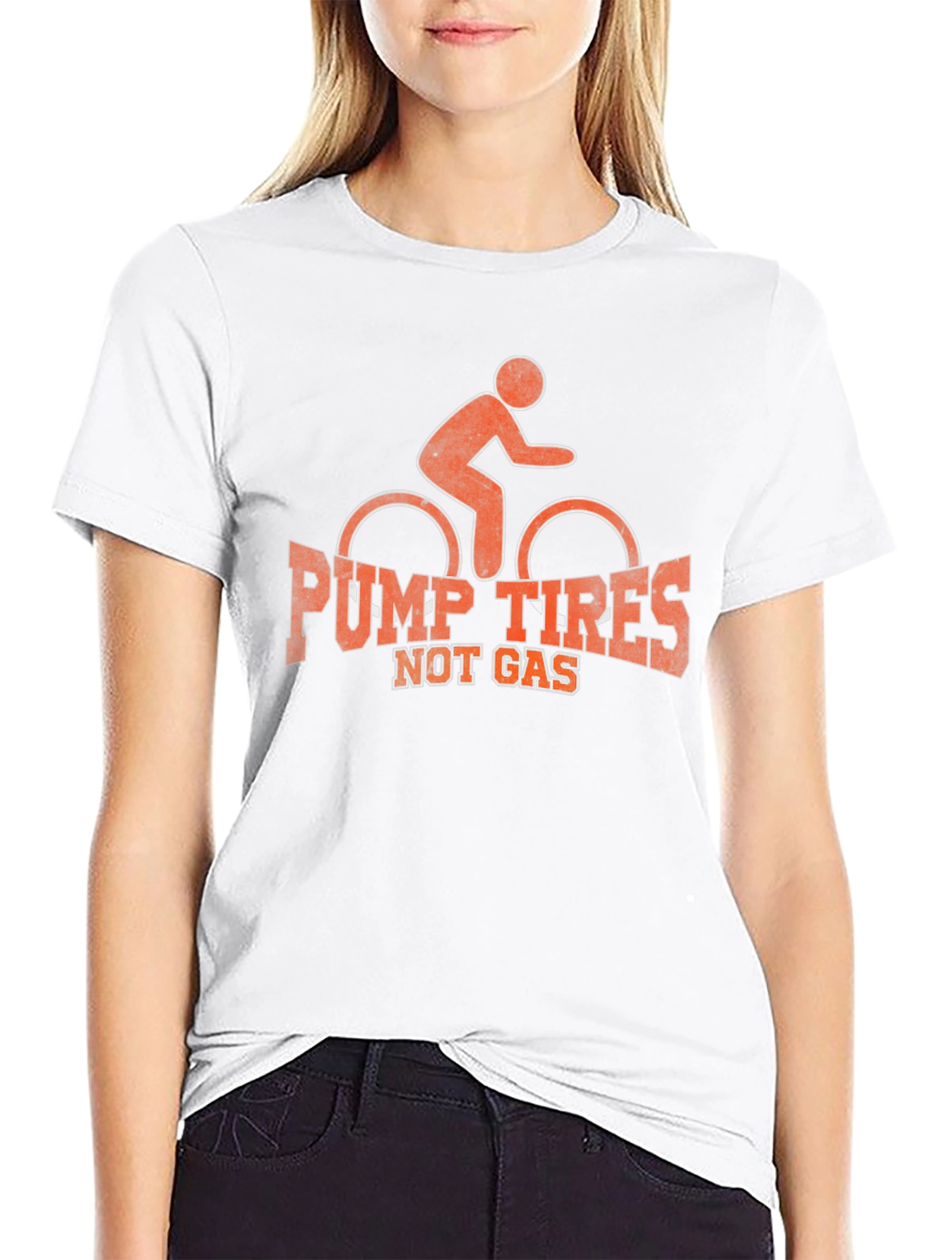 Pump Tires Not Gas Graphic Tee - 9