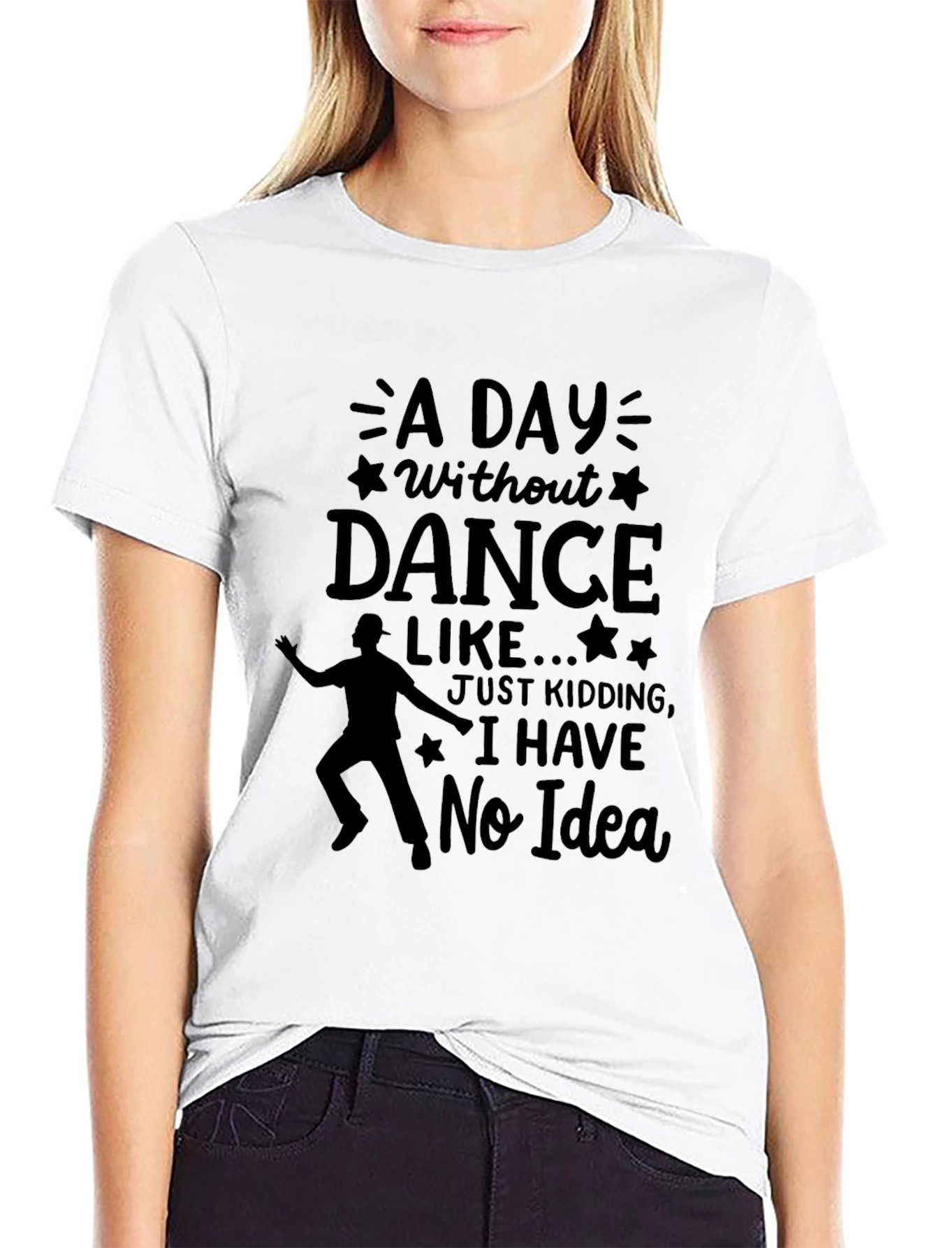 Black Dance T-Shirt - "A Day Without Dance" view 9