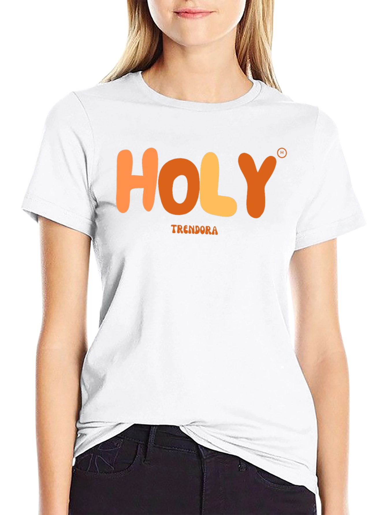 Black Holy Trendora Graphic T-Shirt - Black view 9