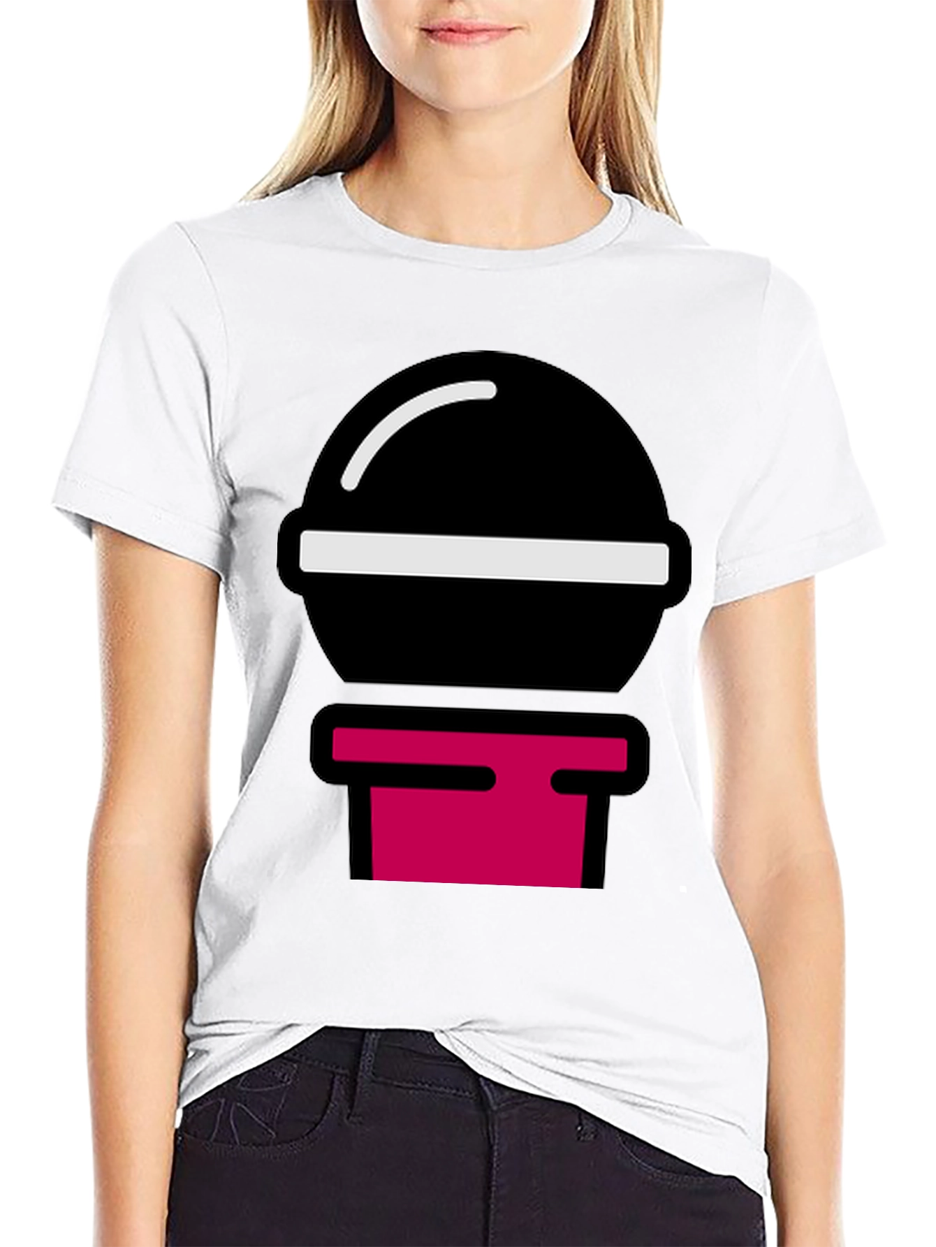 Black Modern Graphic Tee - Black Shirt with Bold Design view 9