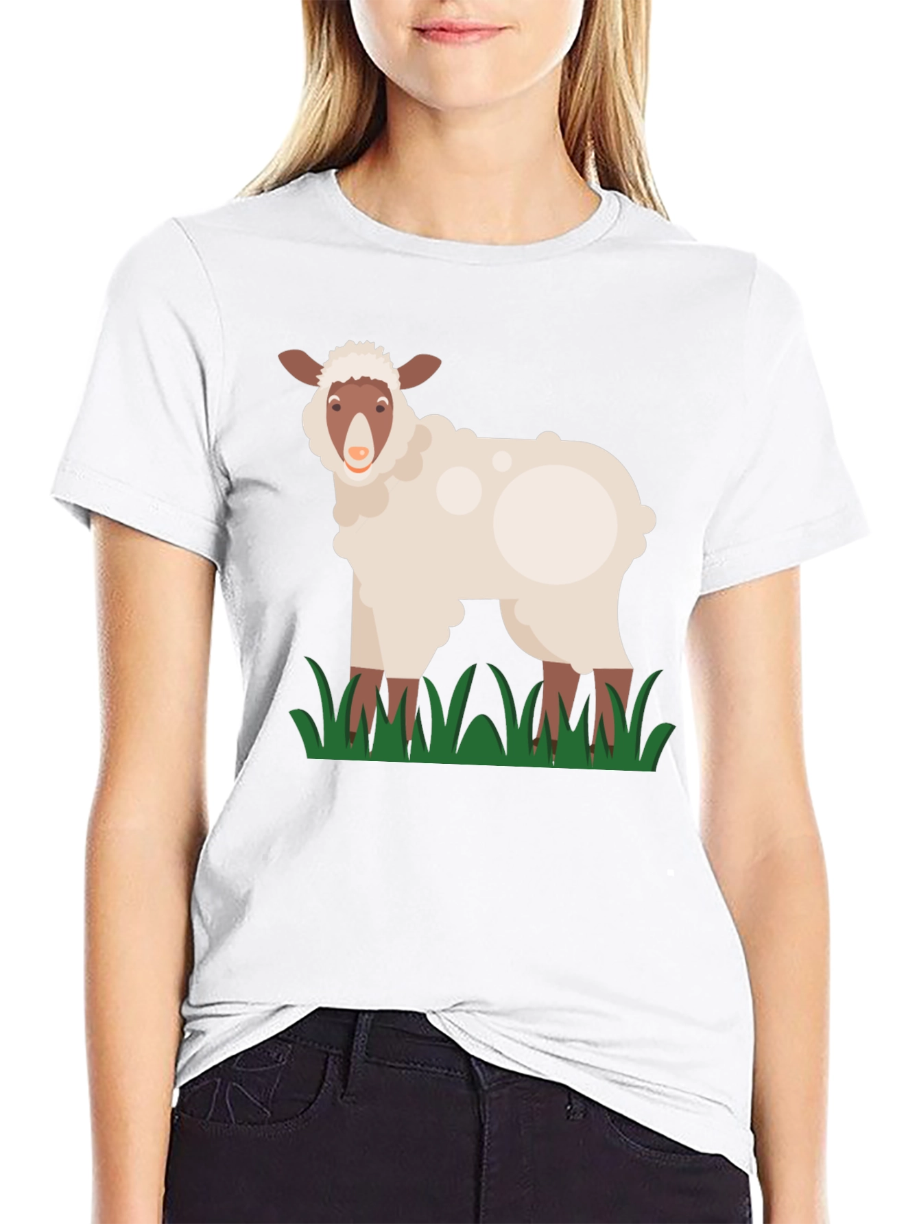 Black Sheep Graphic T-Shirt - Black Cotton Tee view 9