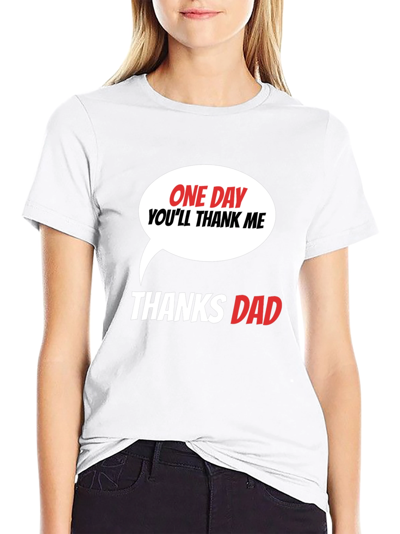 Black Funny Dad T-Shirt - One Day You'll Thank Me view 9