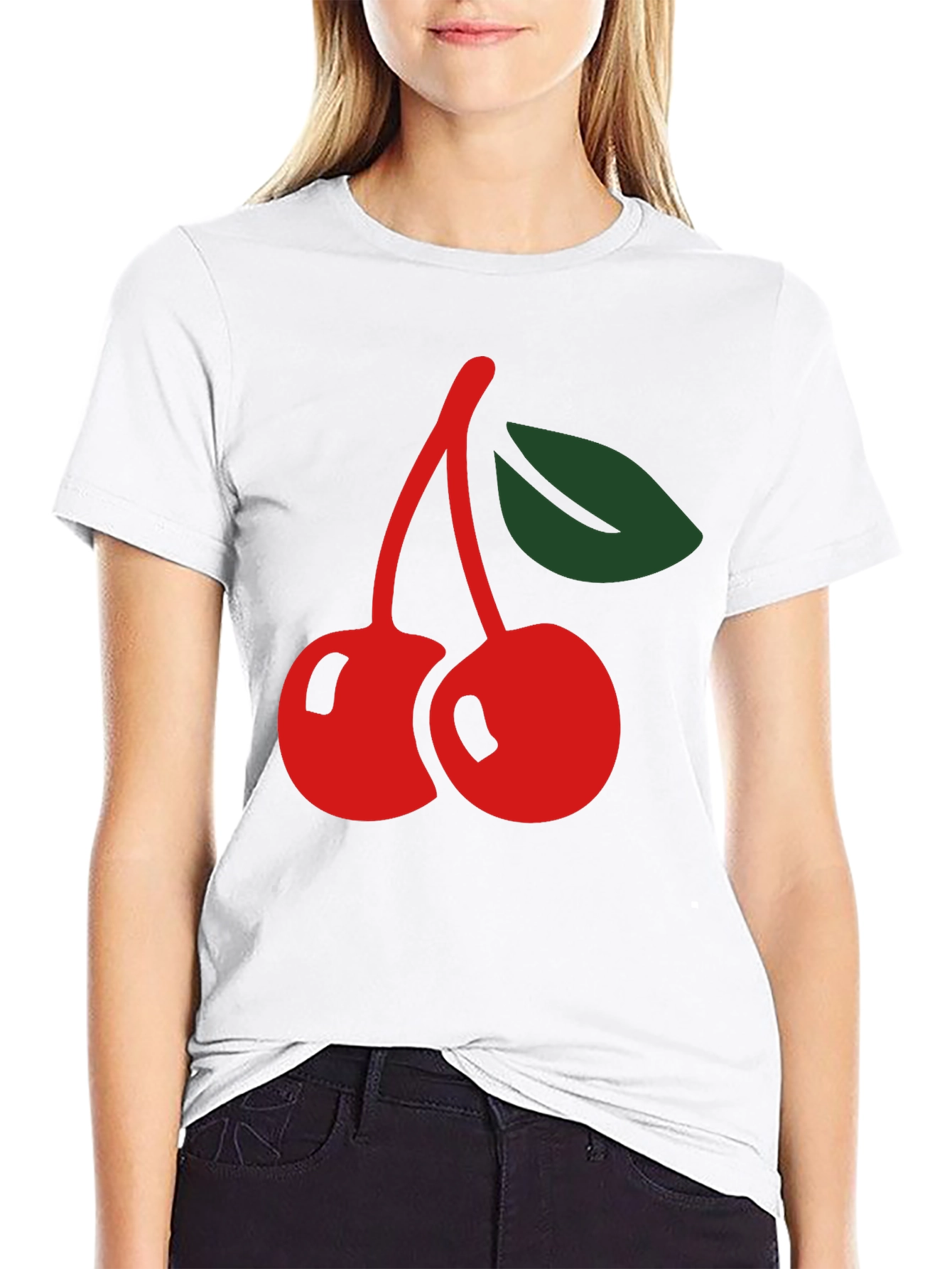 Black Cherry Graphic Black T-Shirt view 9