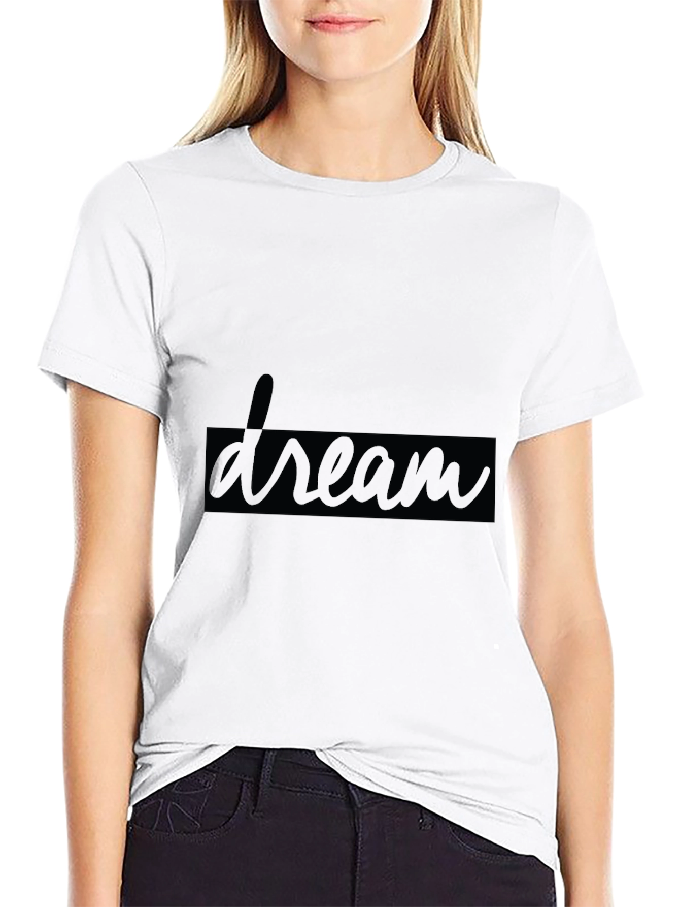 Black Dream Graphic Black T-Shirt view 9