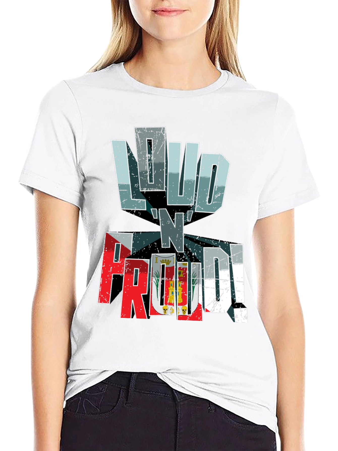 Black Loud 'N' Proud Graphic Tee - Black view 9