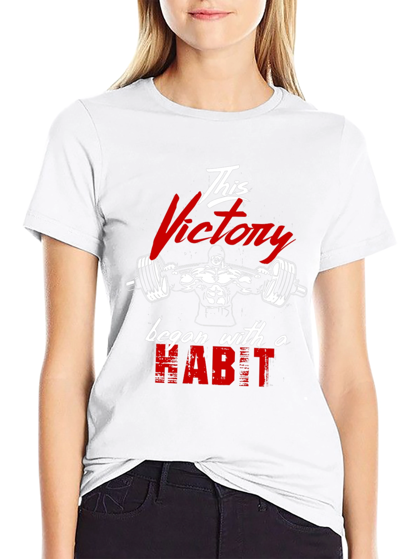 Victory Habit Gym T-Shirt - Fitness Motivation - 9