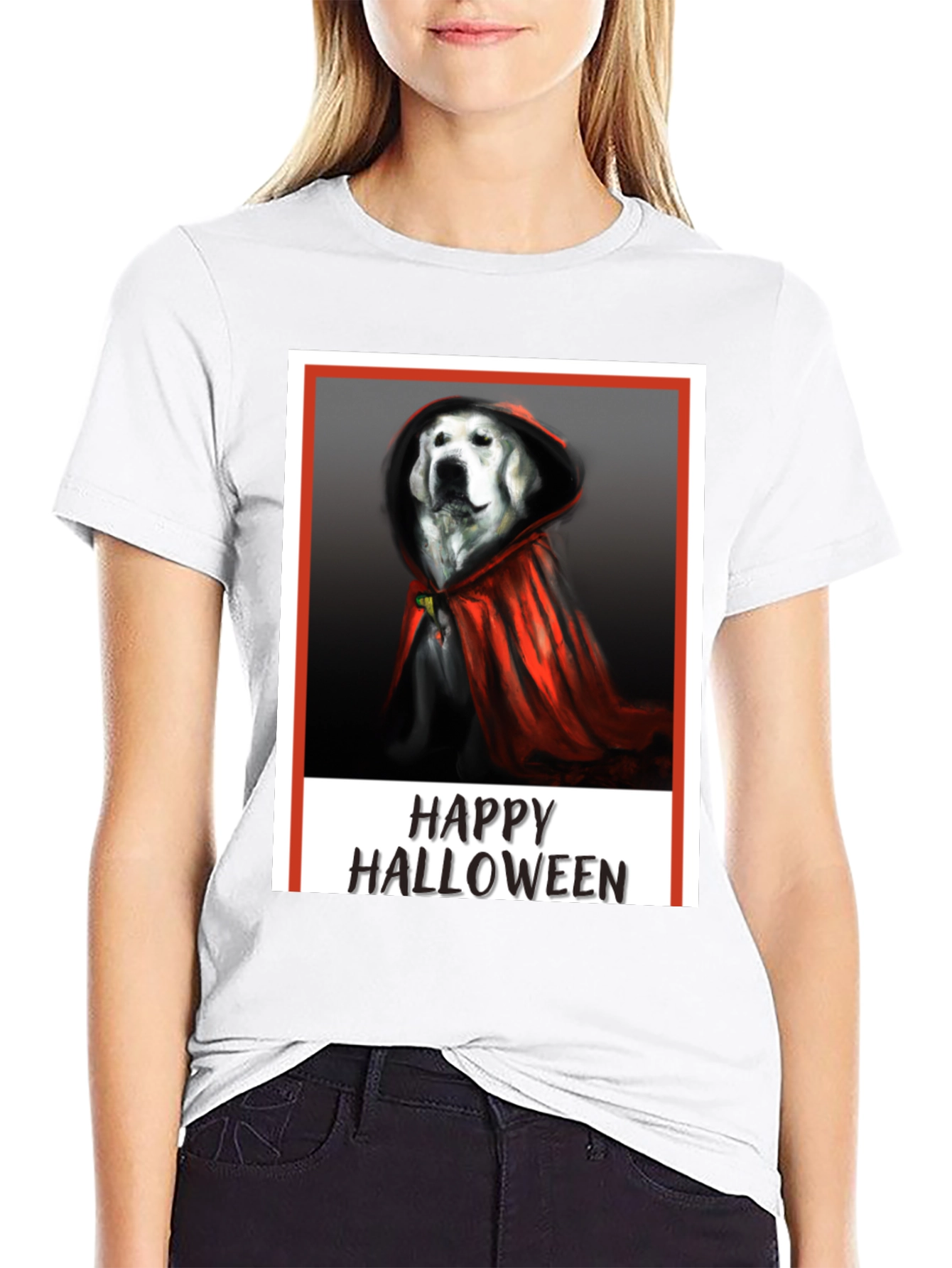 Happy Halloween Dog T-Shirt, Costume Tee - 9