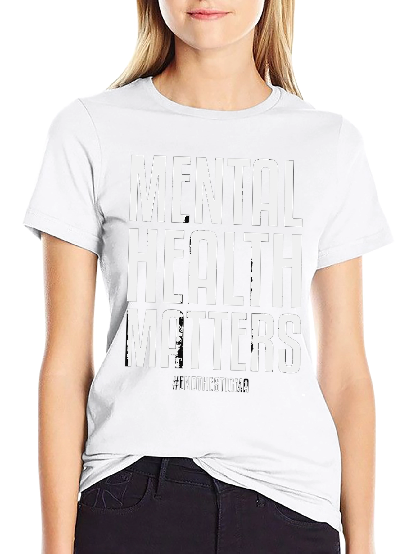 Black Mental Health Matters T-Shirt - End the Stigma view 9
