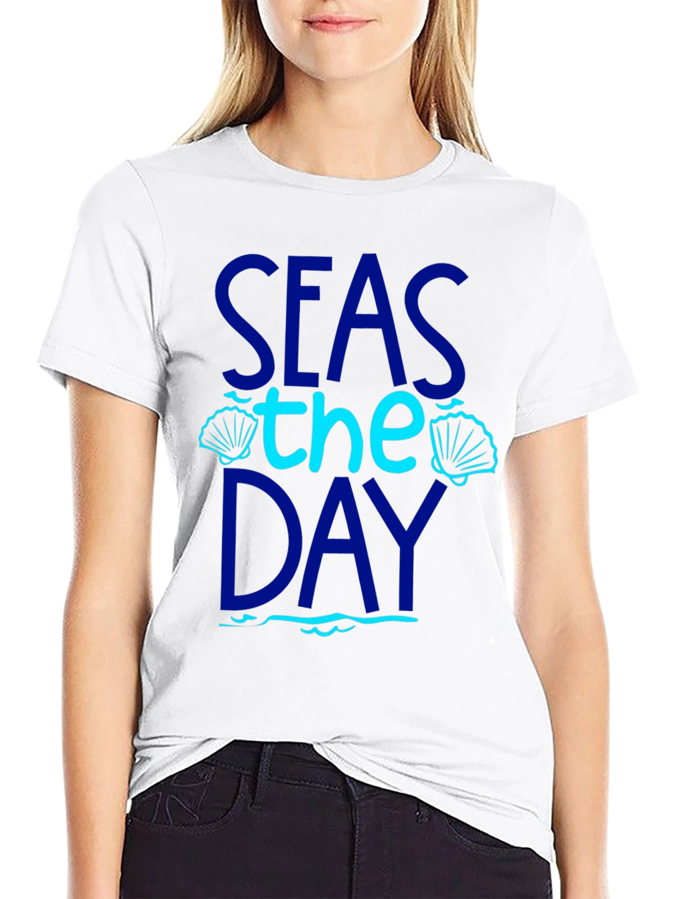 Seas The Day Graphic T-Shirt - 9